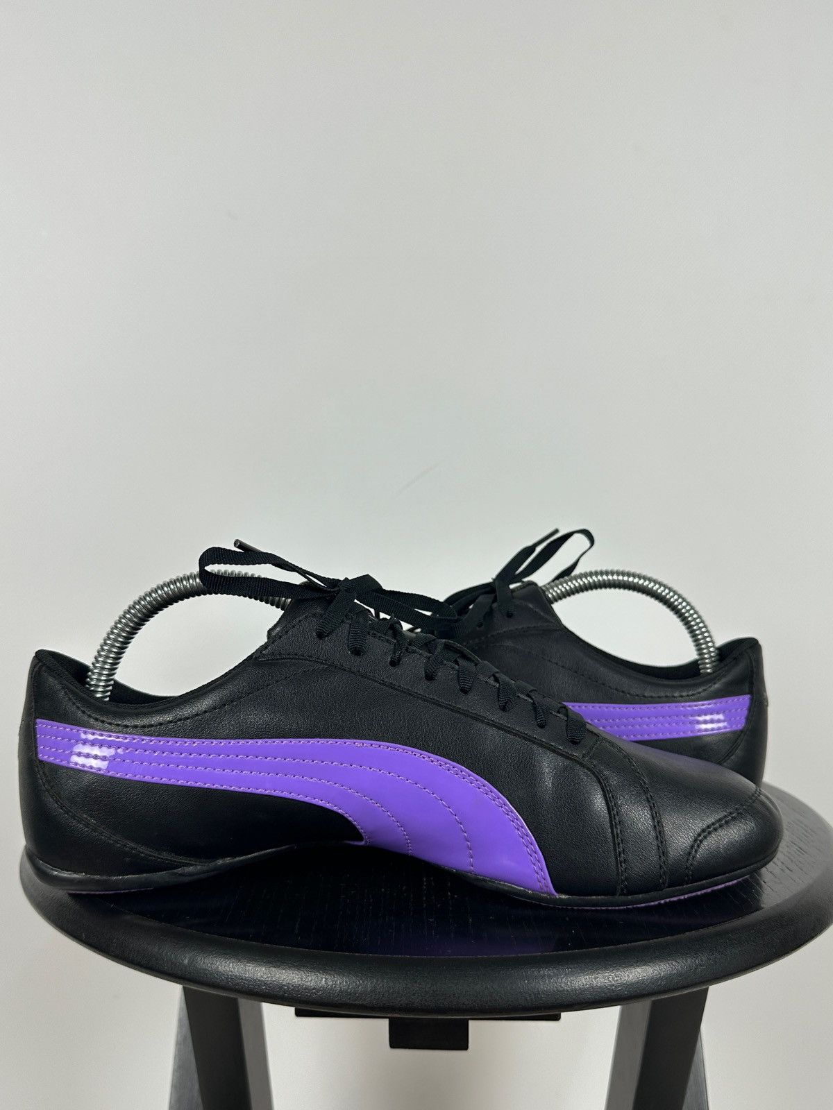 Puma Vintage Puma SpeedCat Y2K Leather Black/Purple Sneakers Size US 9 / IT 39 - 8 Thumbnail