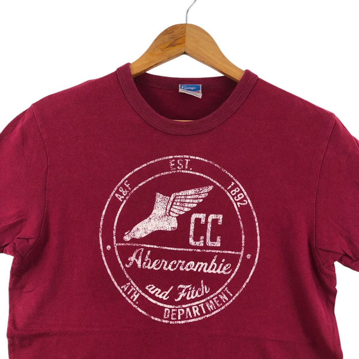 Abercrombie & Fitch Vintage Abercrombie & Fitch Tee Shirt Big Logo Size US M / EU 48-50 / 2 - 2 Thumbnail