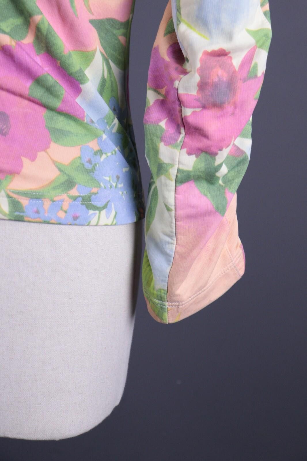 JET SET Jet Set Multicolor Allover Floral Fleece Jacket Size M Size M / US 6-8 / IT 42-44 - 10 Thumbnail