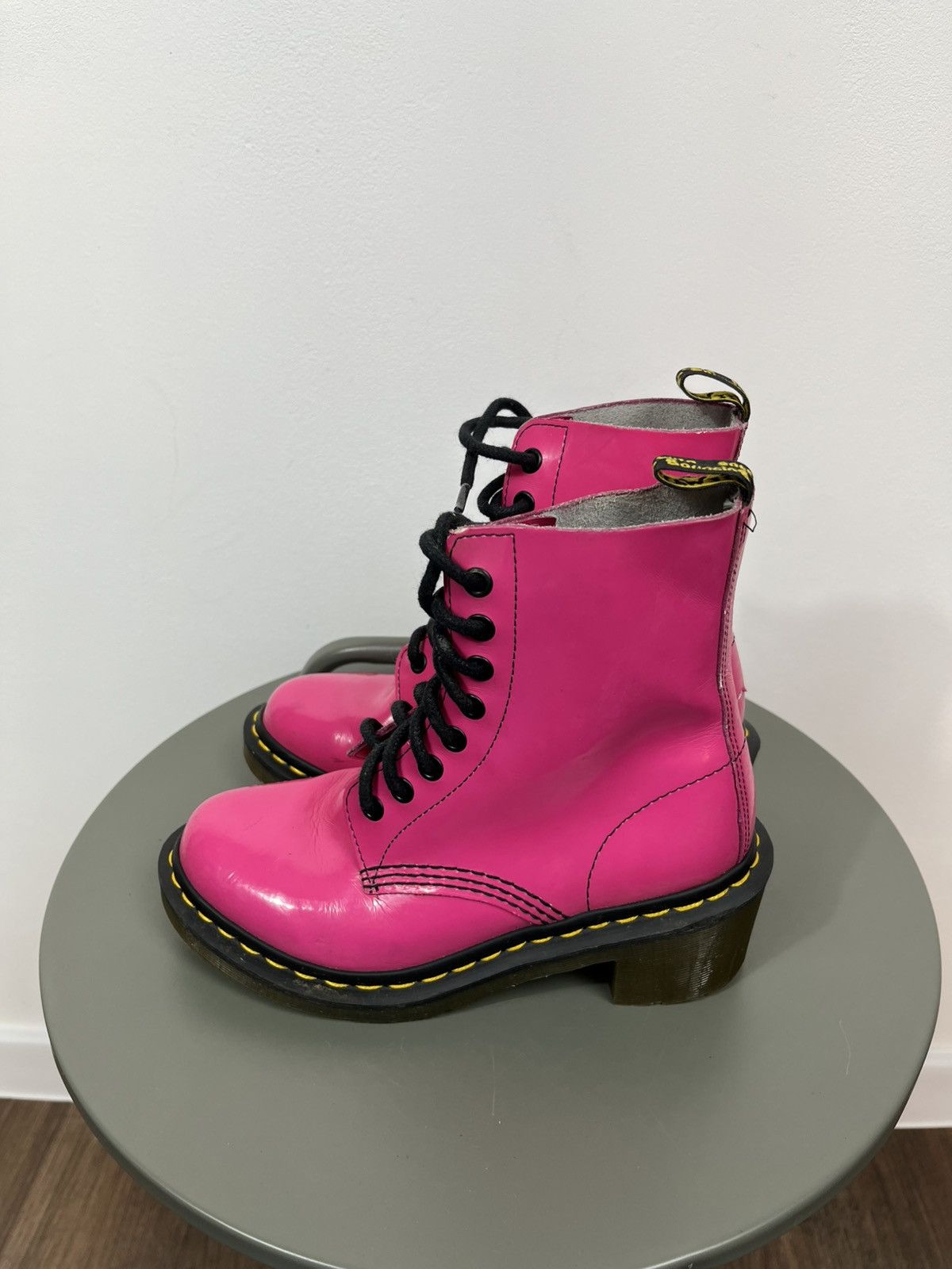 Dr. Martens Pink Dr. Martens Boots EU 36 UK 3 US 5 Leather Size US 5 / IT 35 - 6 Thumbnail