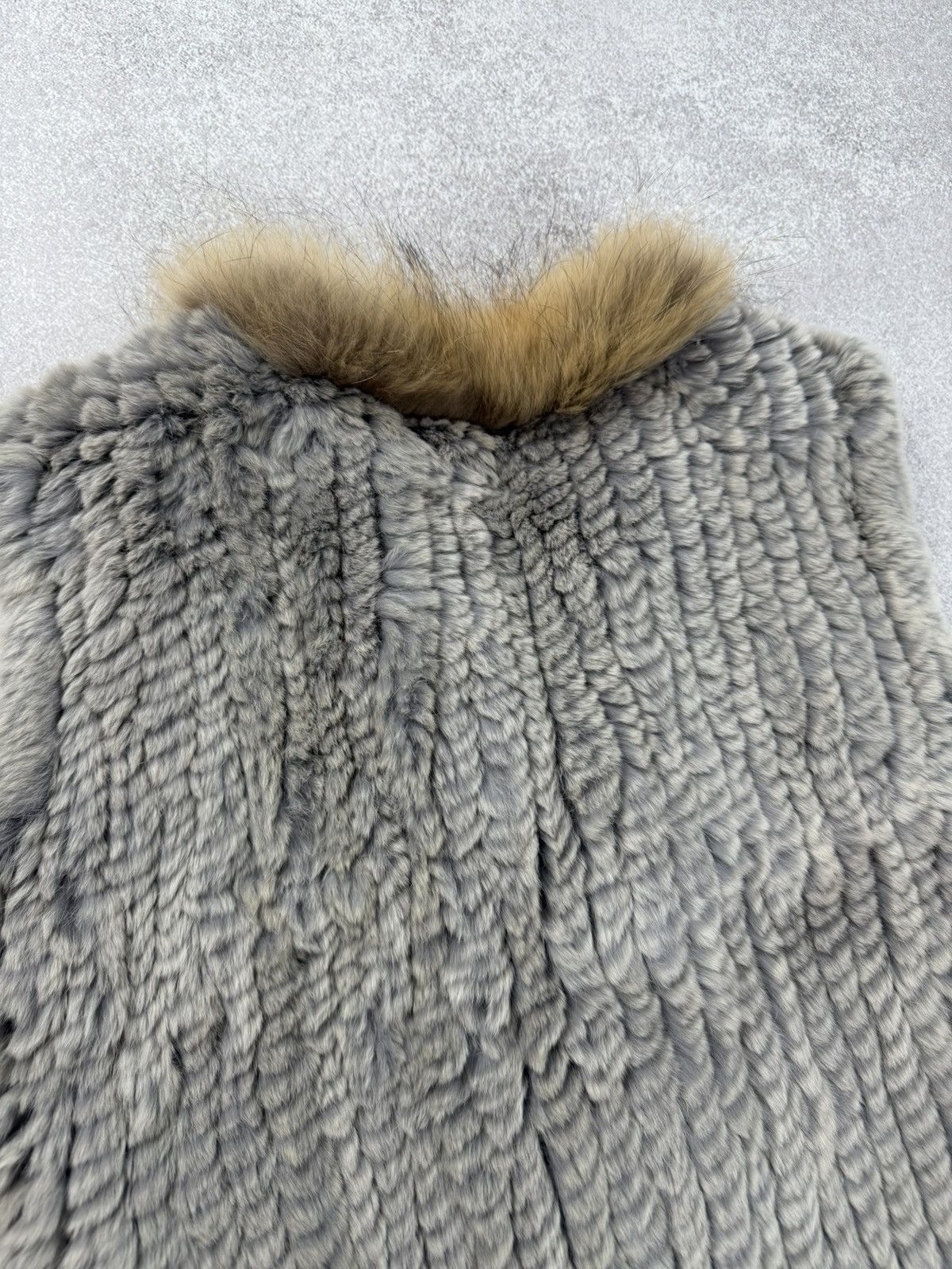Other Hemisphere Rex Rabbit/Racoon Vest Size 36 Size XS / US 0-2 / IT 36-38 - 8 Thumbnail