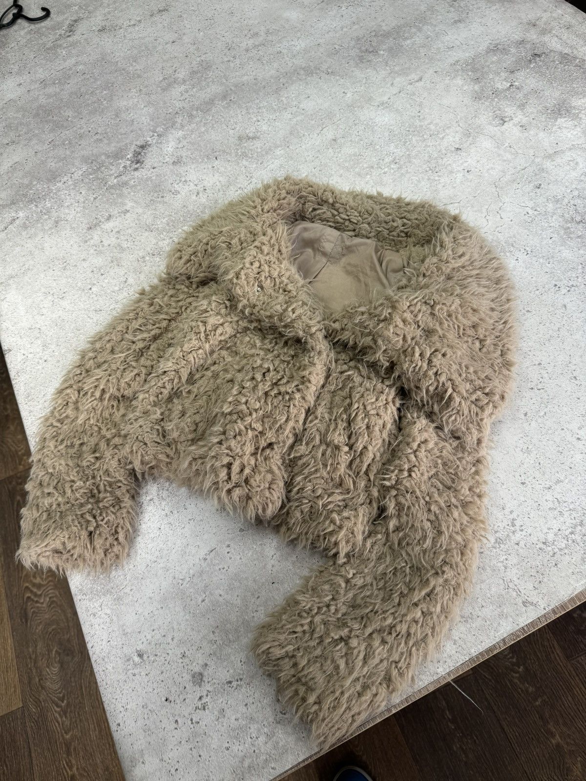 Japanese Brand Vintage Fur Long Neck Rick Owens Style Jacket Size US S / EU 44-46 / 1 - 10 Thumbnail