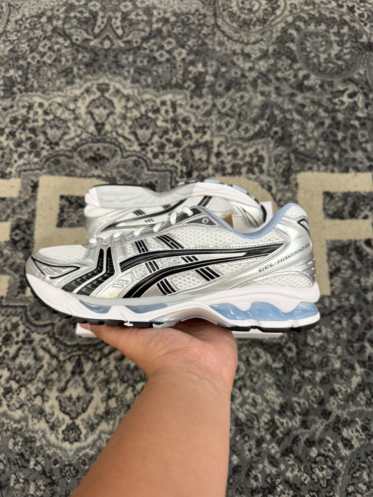 Asics × JJJJound JJJJound ASICS Gel-Kayano 14 White Baby Blue FAST SHIPPING Size US 8.5 / EU 41-42 - 2 Thumbnail