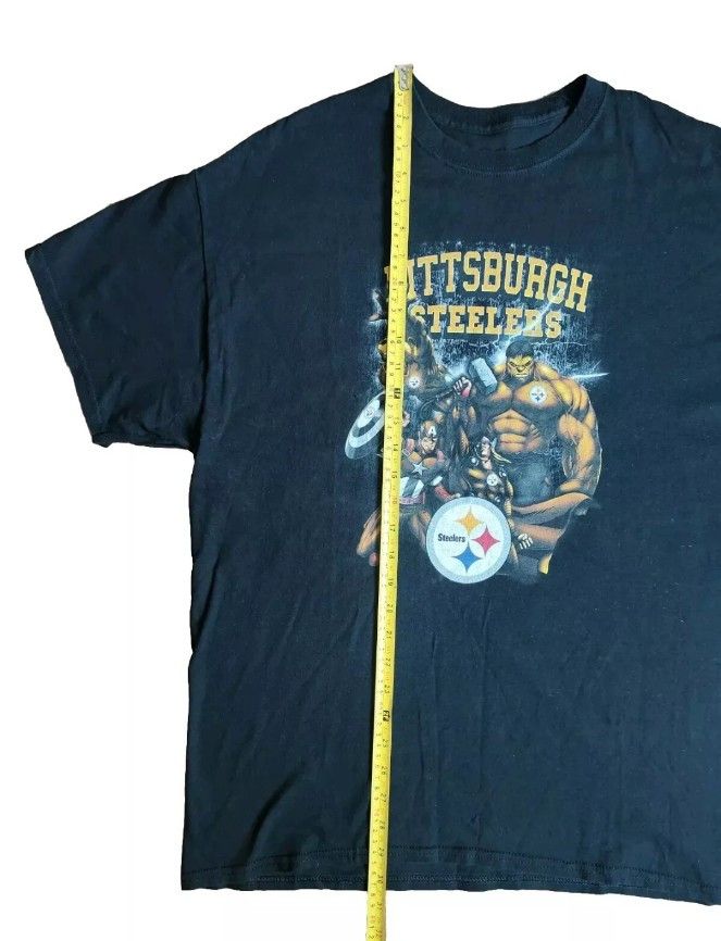 Vintage Vintage Pittsburgh Steelers x Marvel t-shirt Size US XL / EU 56 / 4 - 7 Thumbnail