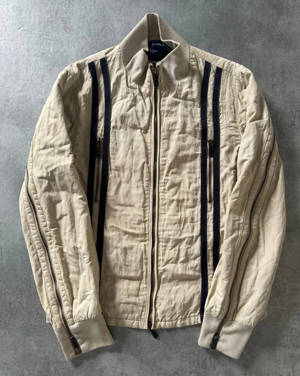 Emporio Armani 1990s Emporio Armani Detachable Arm Zips Archive Bomber Jacket Size US M / EU 48-50 / 2 - 1 Thumbnail