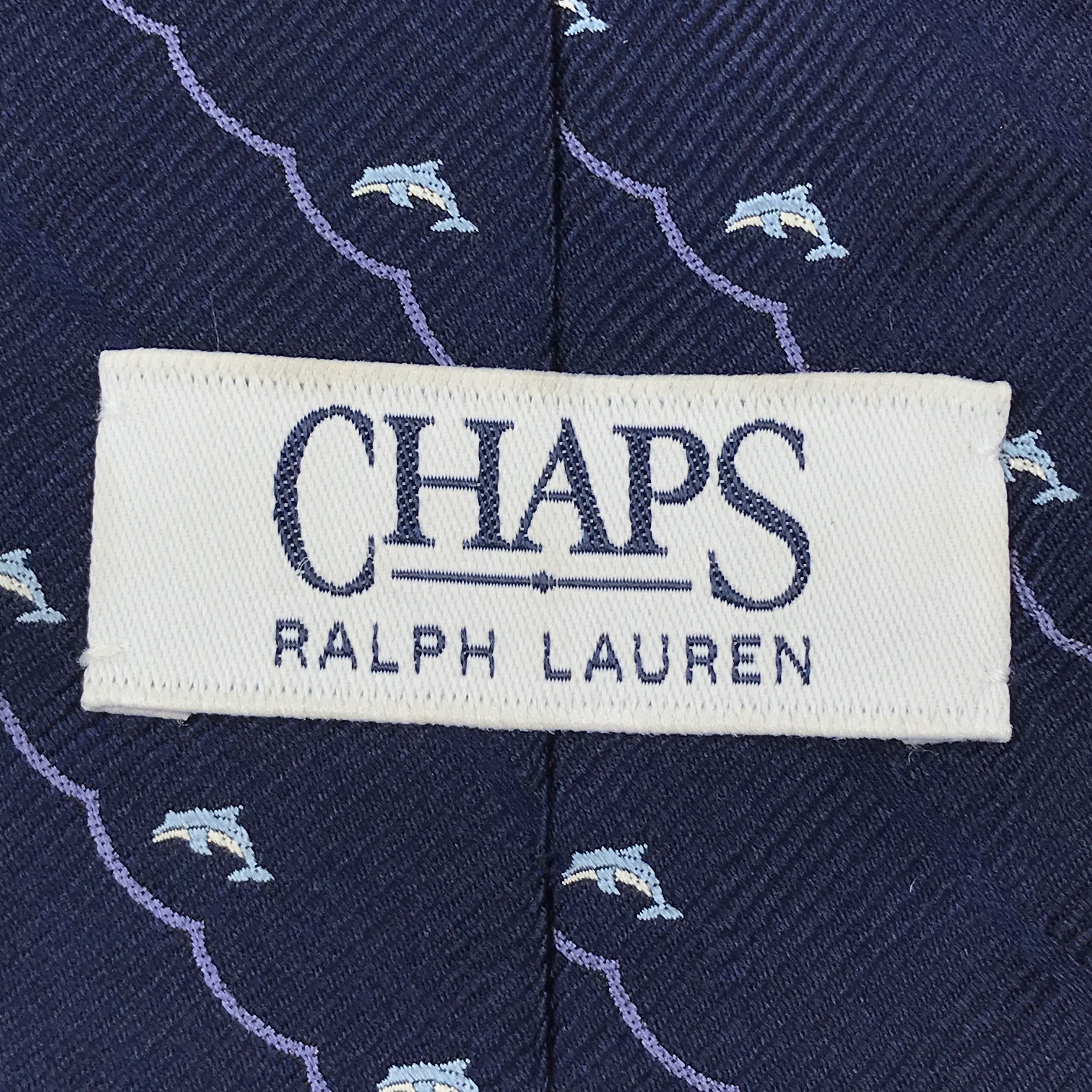 Chaps Ralph Lauren × Designer × Vintage Vintage Chaps Ralph Lauren Silk Necktie Size ONE SIZE - 8 Thumbnail