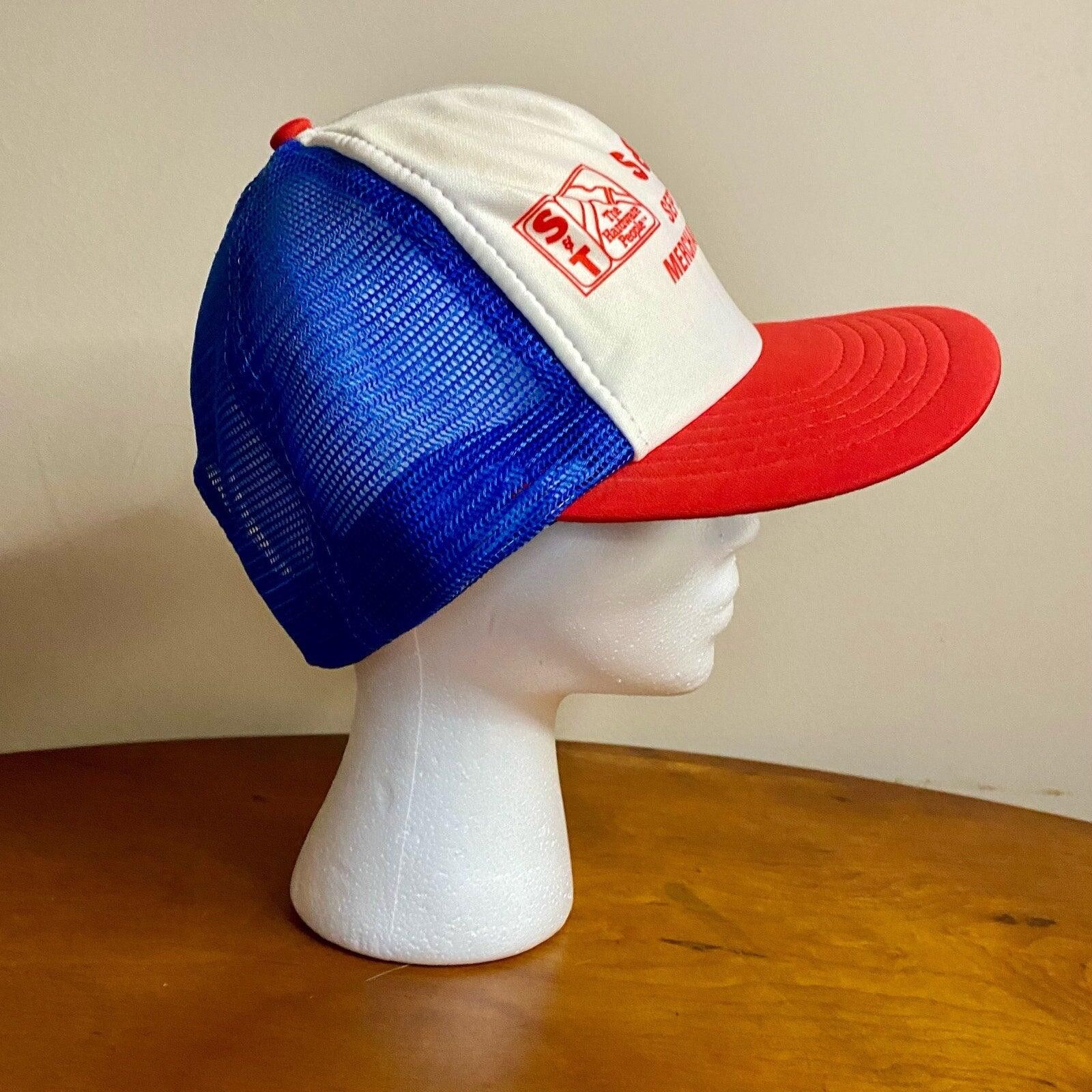 Other DA S&T Hardware Vintage White Trucker Hat Mens One Size Size ONE SIZE - 7 Thumbnail