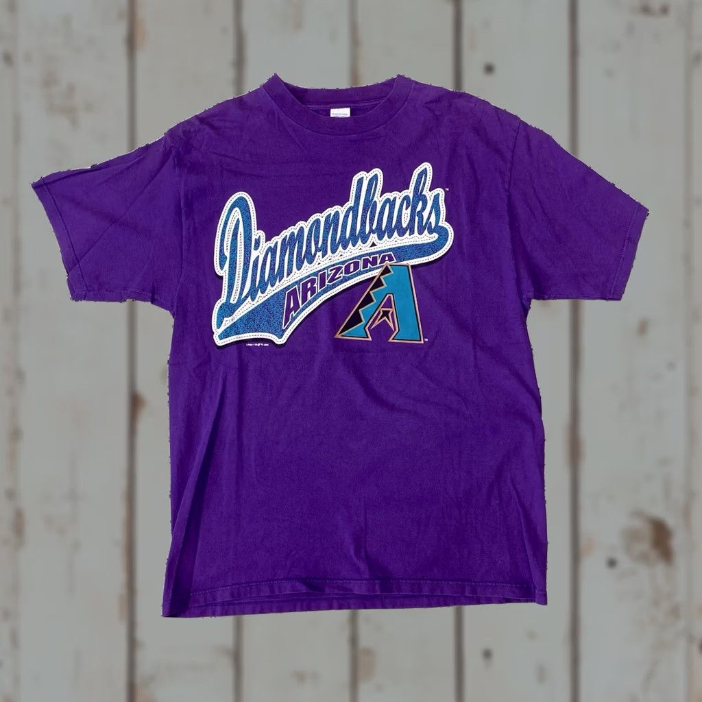 Logo 7 VINTAGE Logo 7 Shirt Mens XL Purple Arizona Diamondbacks Size MLB Tee Size US XL / EU 56 / 4 - 1 Thumbnail