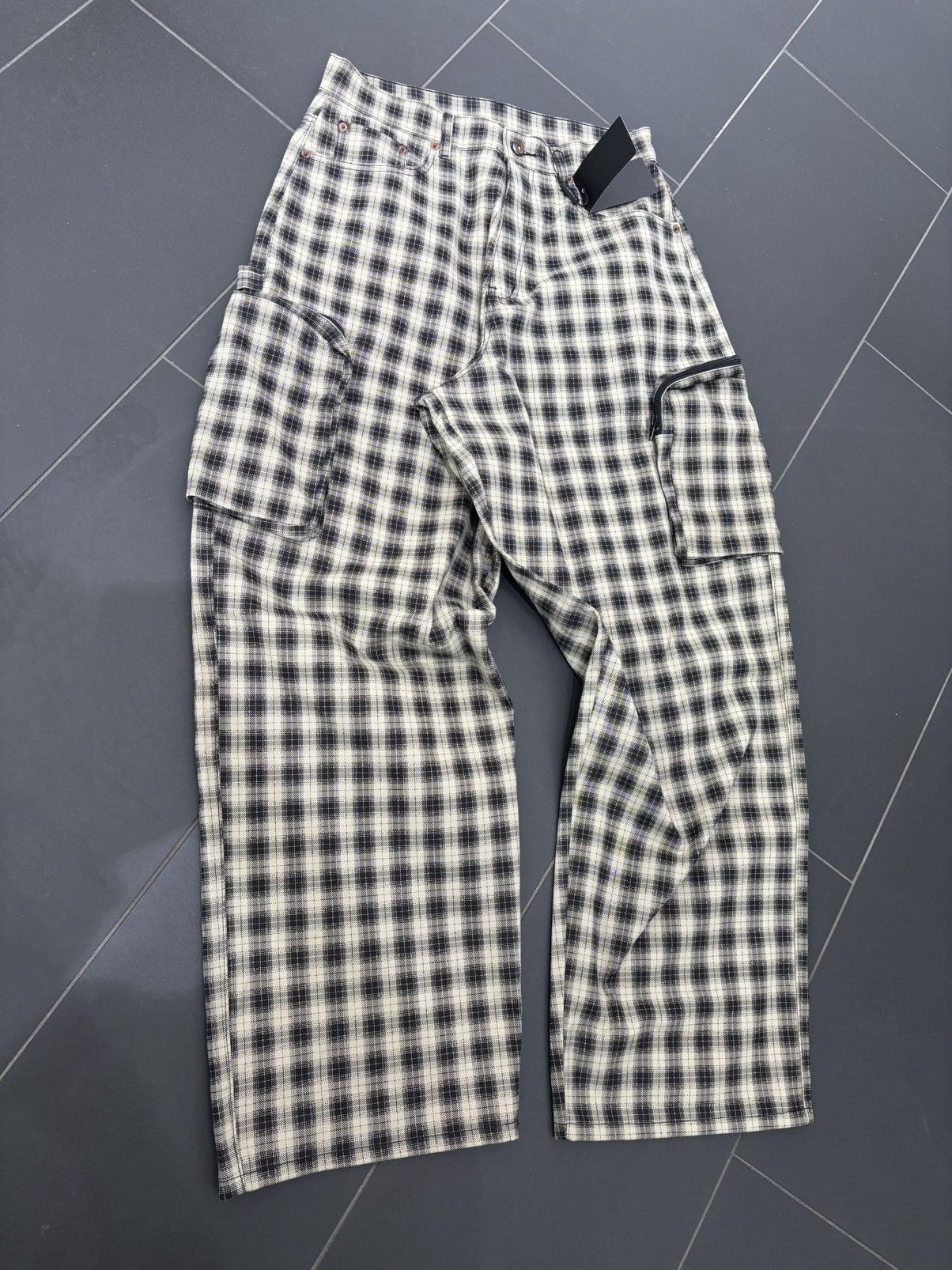 The GV Gallery The GV Gallery Plaid Cargo ‘Beige’ Size US 30 / EU 46 - 1 Thumbnail