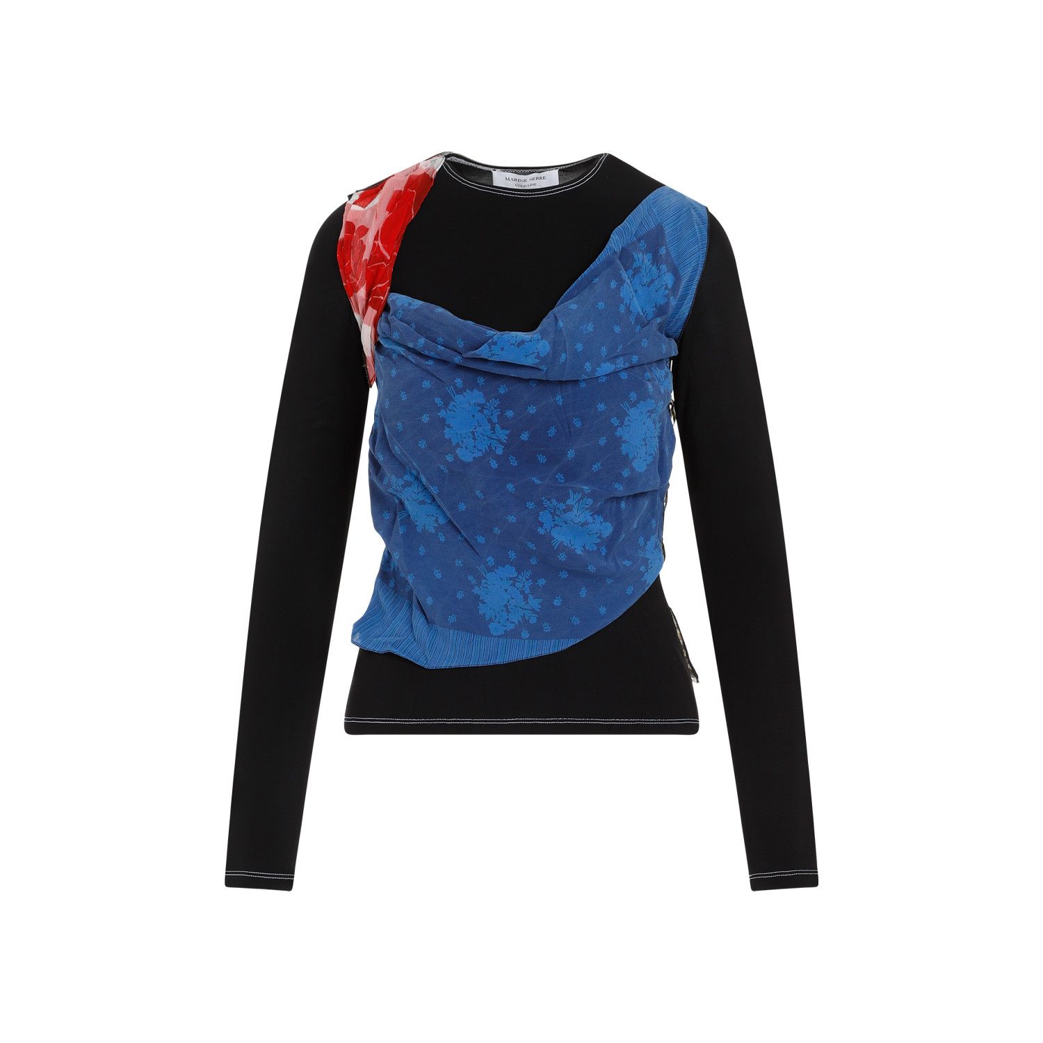 Marine Serre Marine Serre Regenerated Silk Scarves Draped Top Size XS / US 0-2 / IT 36-38 - 1 Thumbnail