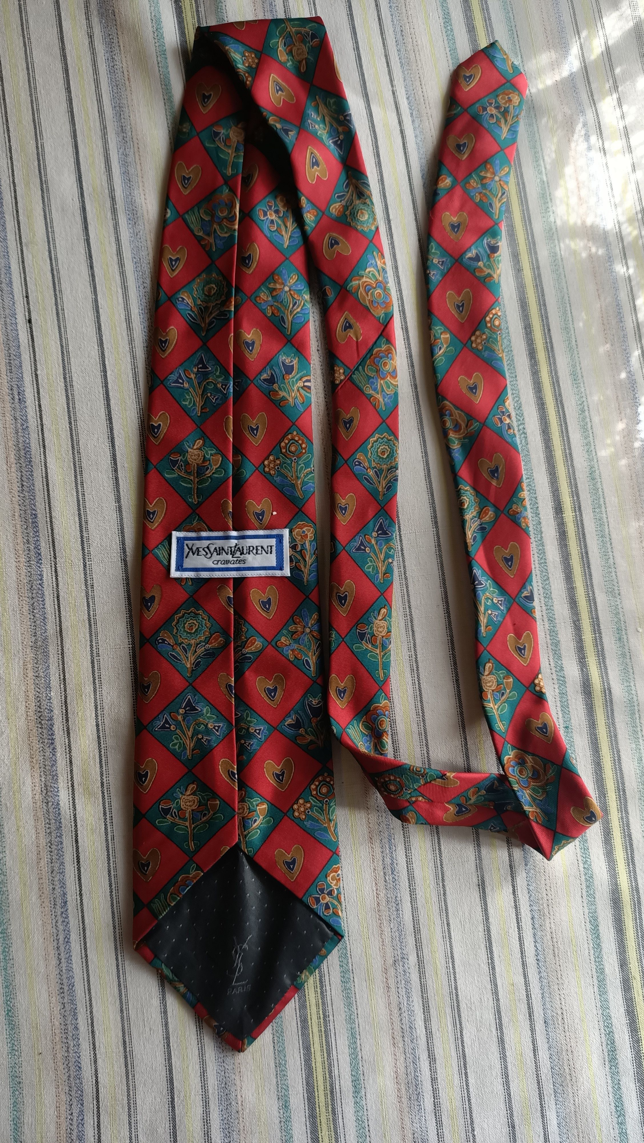 Yves Saint Laurent Vintage Yves Saint Laurent silk tie Size ONE SIZE - 1 Thumbnail