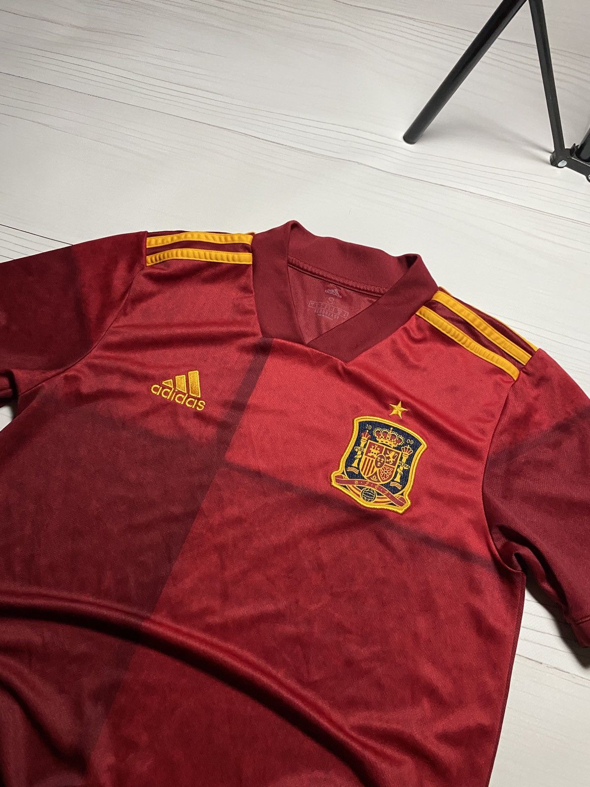 Adidas × Vintage Adidas Spain 2020 Home Soccer Football Y2k T Shirt Jersey Size US S / EU 44-46 / 1 - 13 Thumbnail