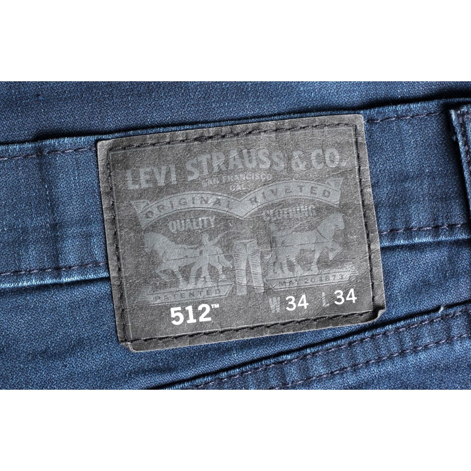 Levi's LEVI’S 512 Slim Taper Jeans Men 34 W ~32 L Stretch DZ7649 Denim Blue 5-Pocket Rise Mid 512 Model Size US 34 / EU 50 - 4 Thumbnail