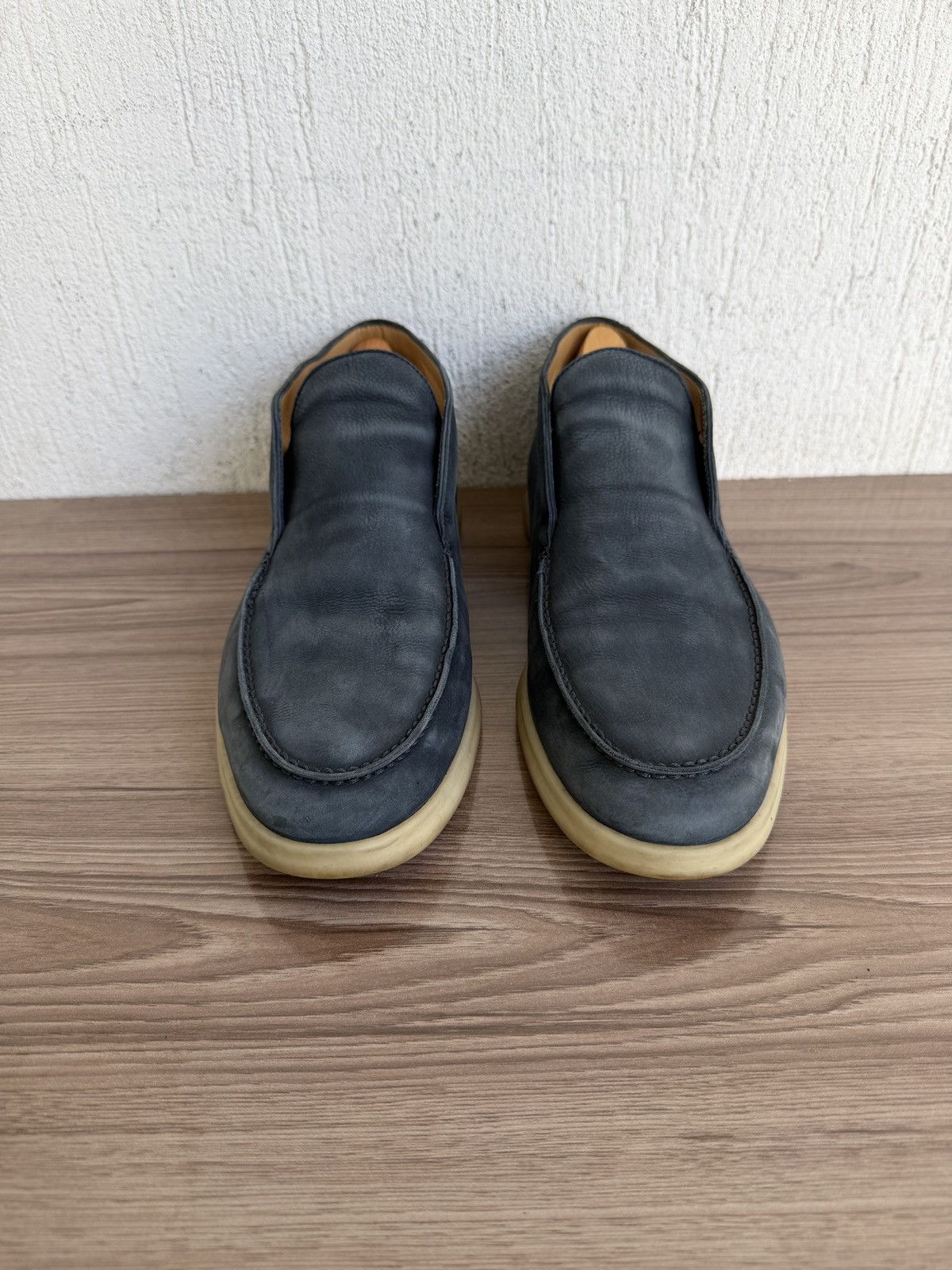 Loro Piana open walk leather loafers Size US 10 / EU 43 - 6 Thumbnail