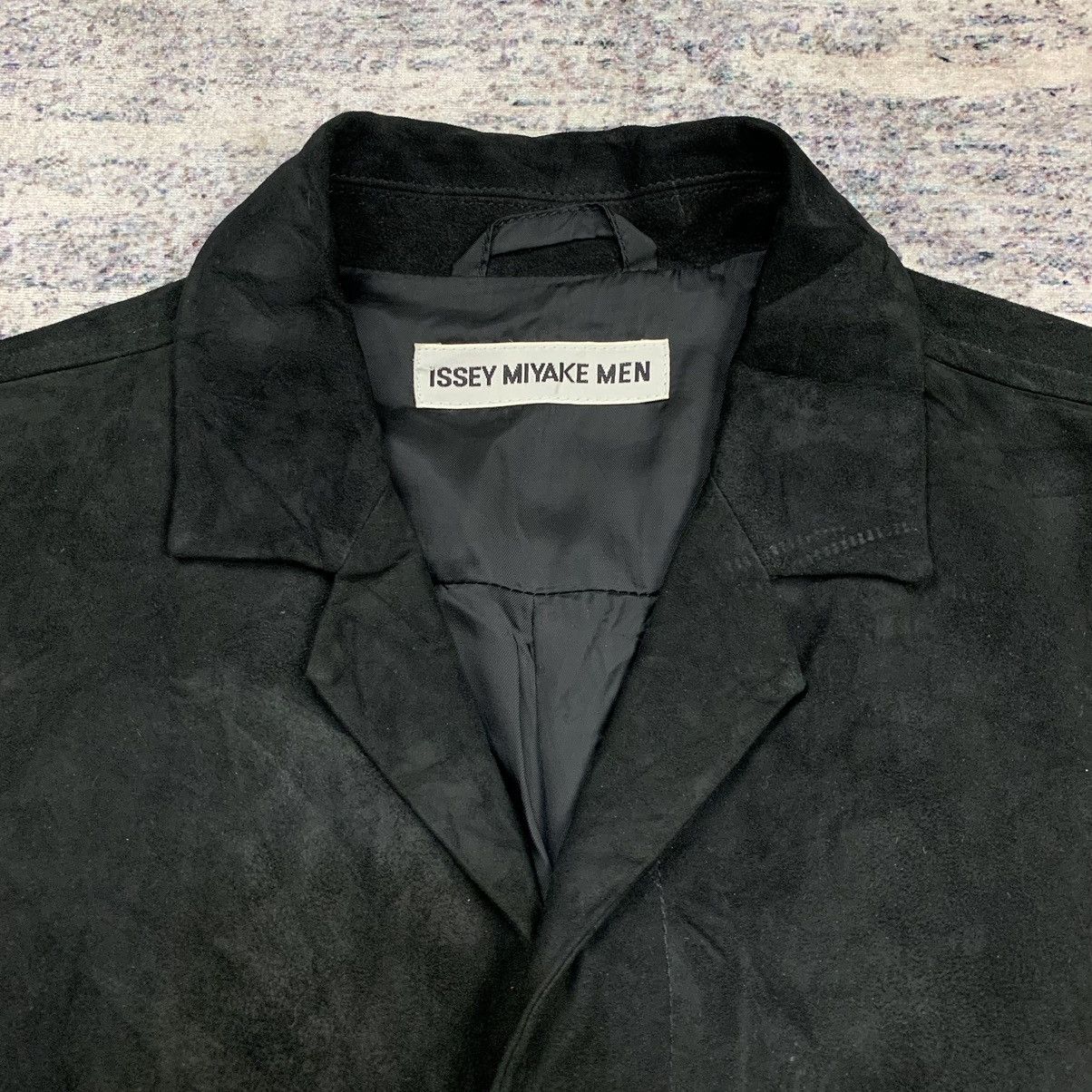 Issey Miyake × Japanese Brand Issey miyake men ss 2002 suede leather jacket Size US M / EU 48-50 / 2 - 5 Thumbnail