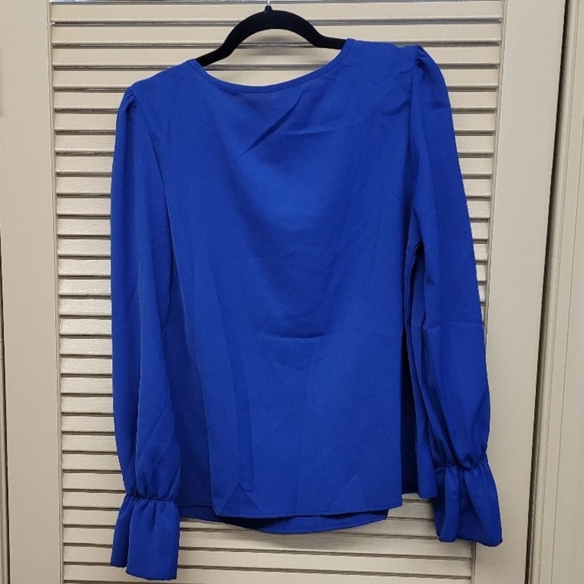 Shein Blue Long Sleeved Top - Size Large Size L / US 10 / IT 46 - 2 Thumbnail