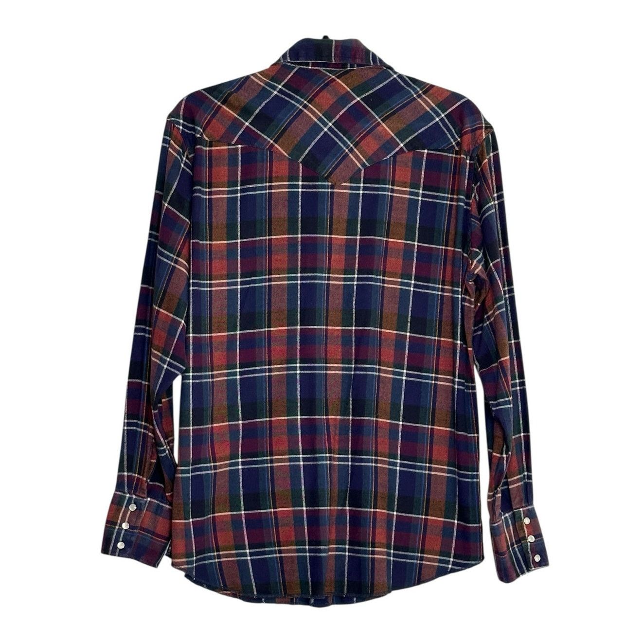 Wrangler Wrangler plaid long sleeves casual western shirt size M Size US M / EU 48-50 / 2 - 2 Thumbnail