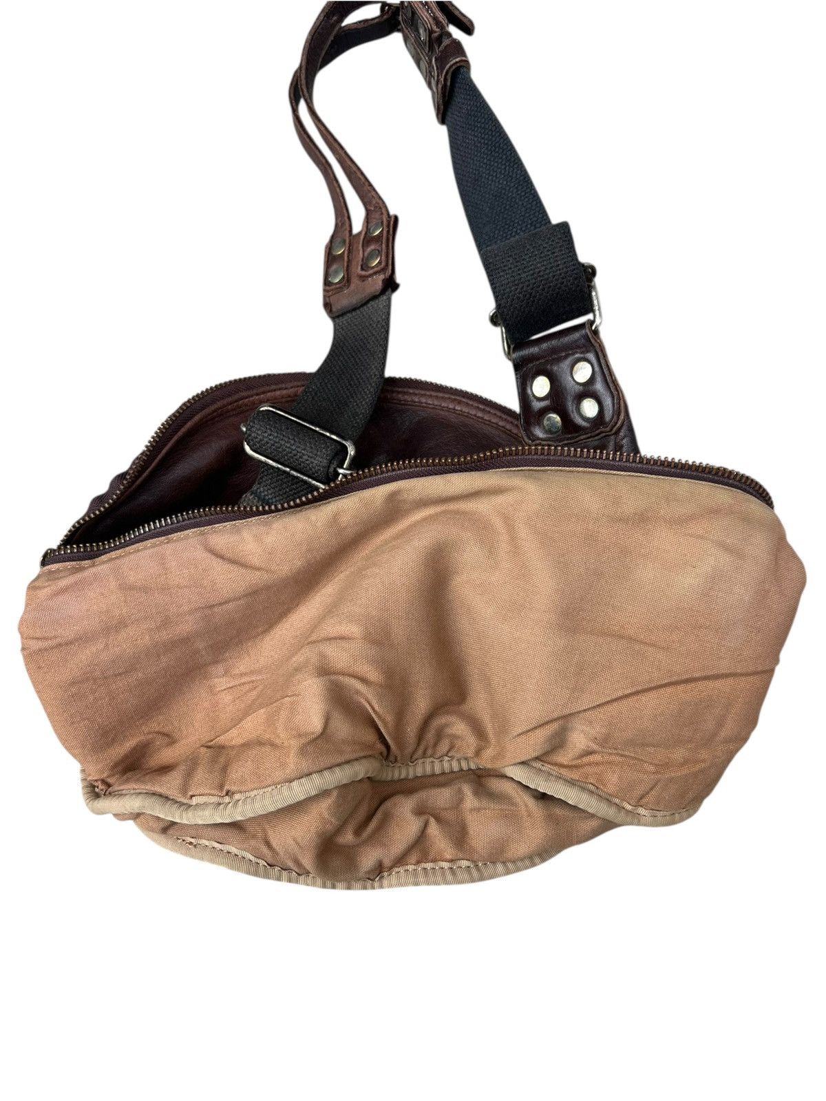Leather Regalo Tokyo Japan Patina Leather Cargo Chest Bag Size ONE SIZE - 15 Thumbnail