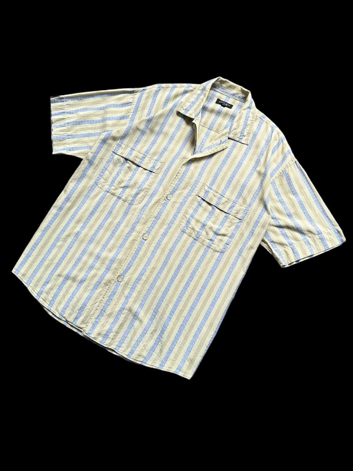 Allegri 90's Allegri open collar shirt [ Margiela era ] Size US L / EU 52-54 / 3 - 3 Thumbnail