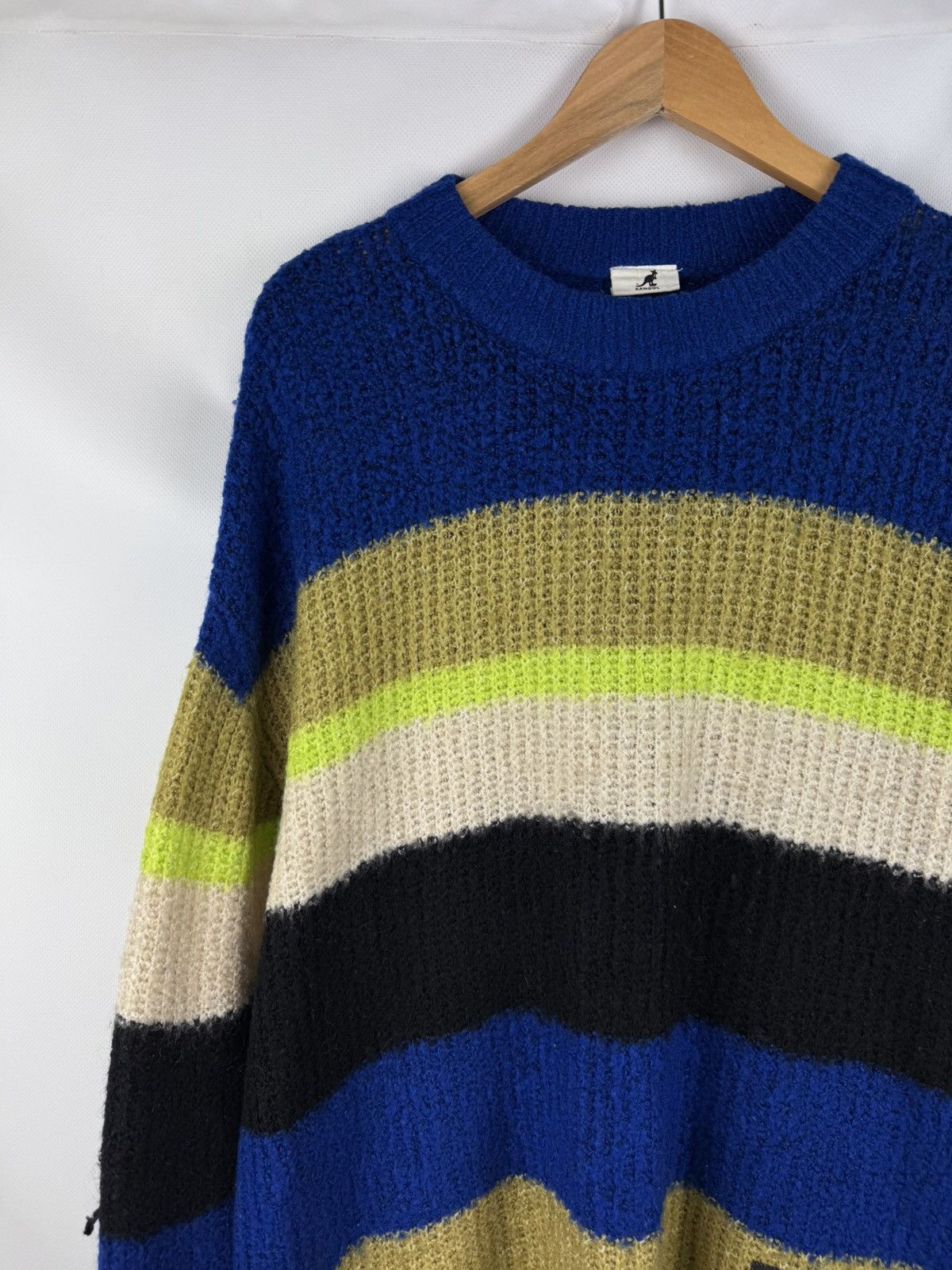 Kangol Kangol H&M Ladies Striped Oversized Sweater Pullover Size S Size S / US 4 / IT 40 - 4 Thumbnail