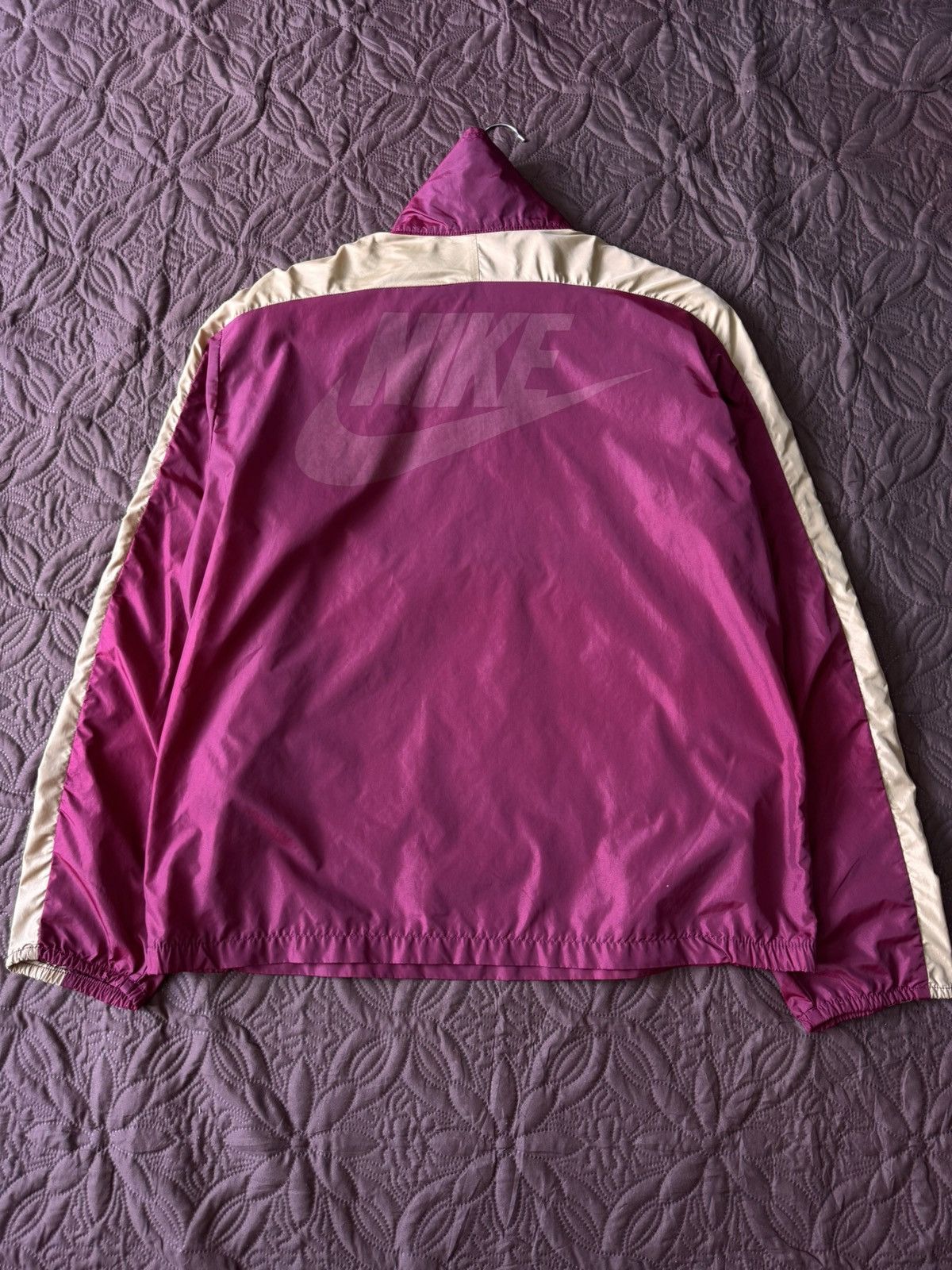 Nike vintage 80s Nike anorak light jacket one layer windbreaker Size US L / EU 52-54 / 3 - 8 Thumbnail