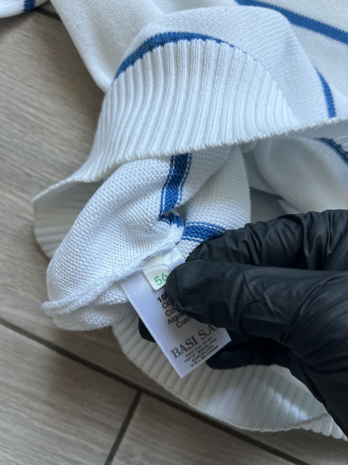 Lacoste Vintage Lacoste Sweater Striped Knit Baggy 90s France 🇫🇷 Size US XL / EU 56 / 4 - 13 Thumbnail