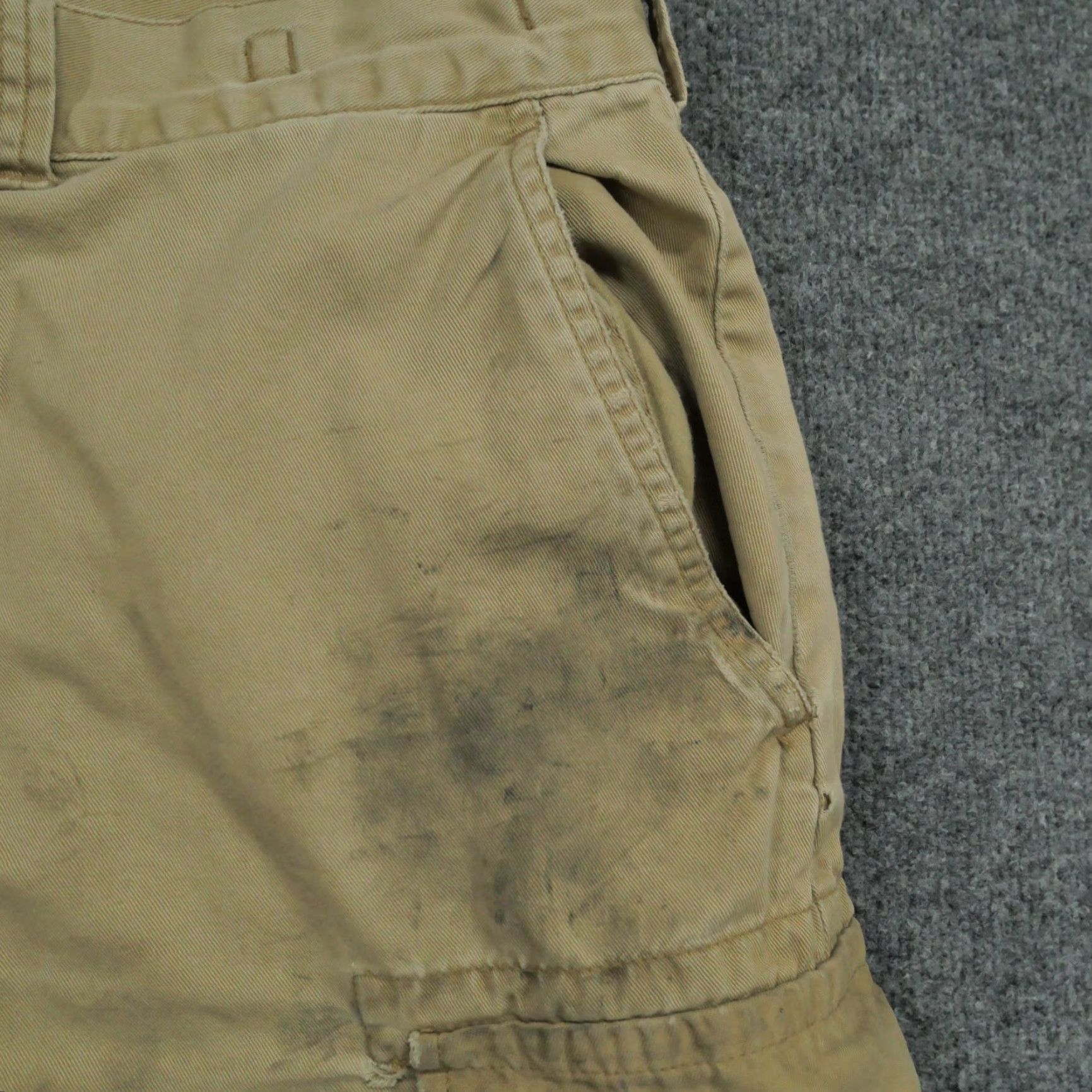 Polo Ralph Lauren VINTAGE Polo Ralph Lauren Pants Mens 38x34 Cargo Brown 90s Outdoor Cargo Pocket Mens Size US M / EU 48-50 / 2 - 3 Thumbnail