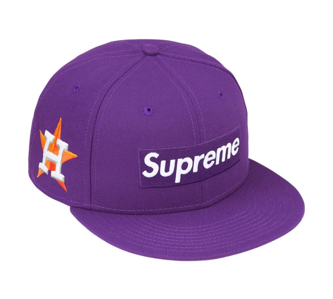 Supreme Harris Tweed Box Logo New Era | Grailed