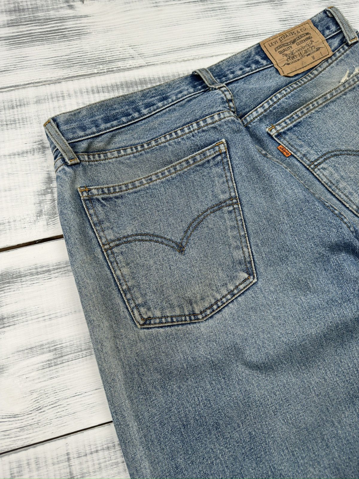 Levi's Vintage Levi's 618 Orange Tab Distressed Jeans Ripped Denim Size US 34 / EU 50 - 13 Thumbnail