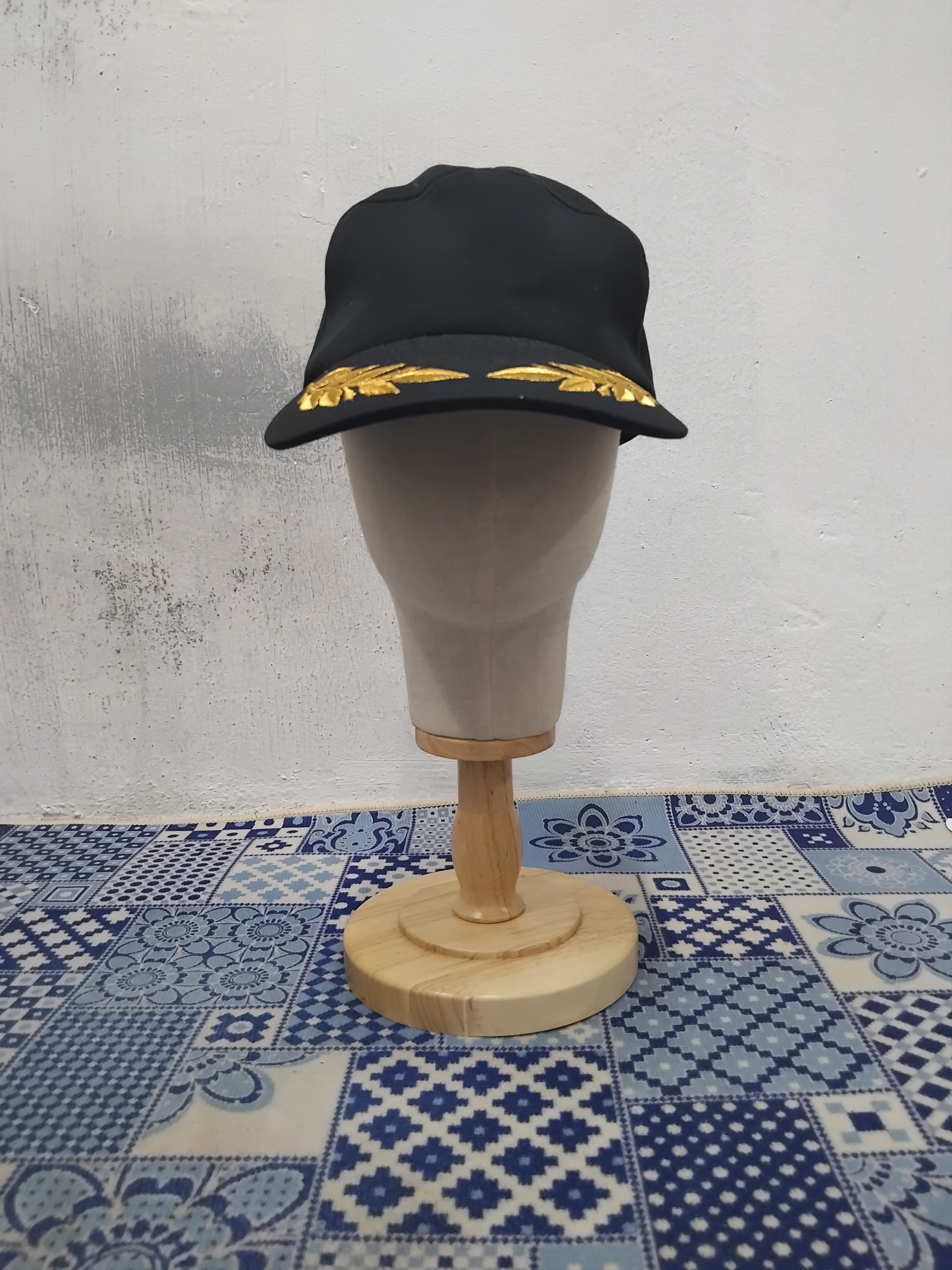 Vintage Vintage black colour inspired cap Size ONE SIZE - 3 Thumbnail