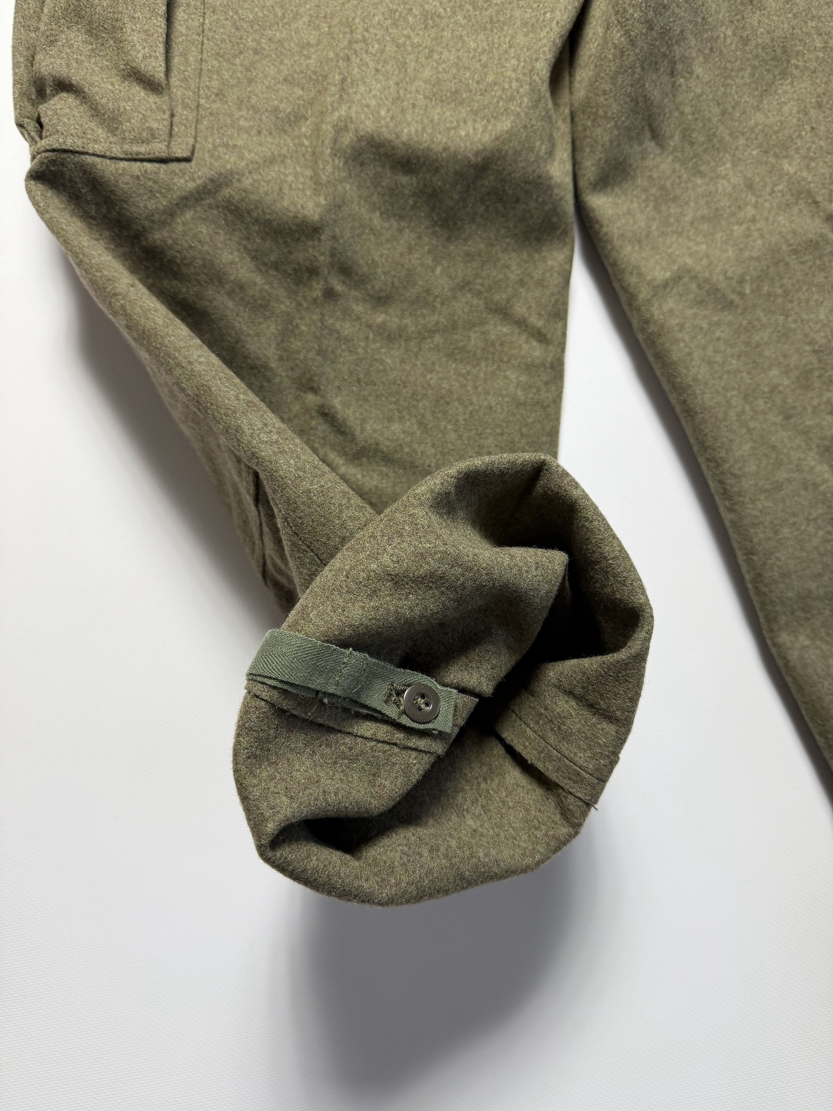 Vintage NIEMANN & CO 1960s German Military Wool Cargo Combat Pants Size US 31 - 9 Thumbnail