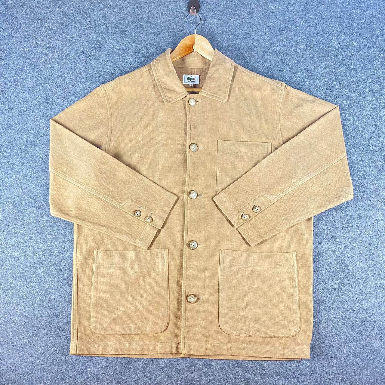 Lacoste Vintage Lacoste Workers Denim Jacket Size US L / EU 52-54 / 3 - 3 Thumbnail