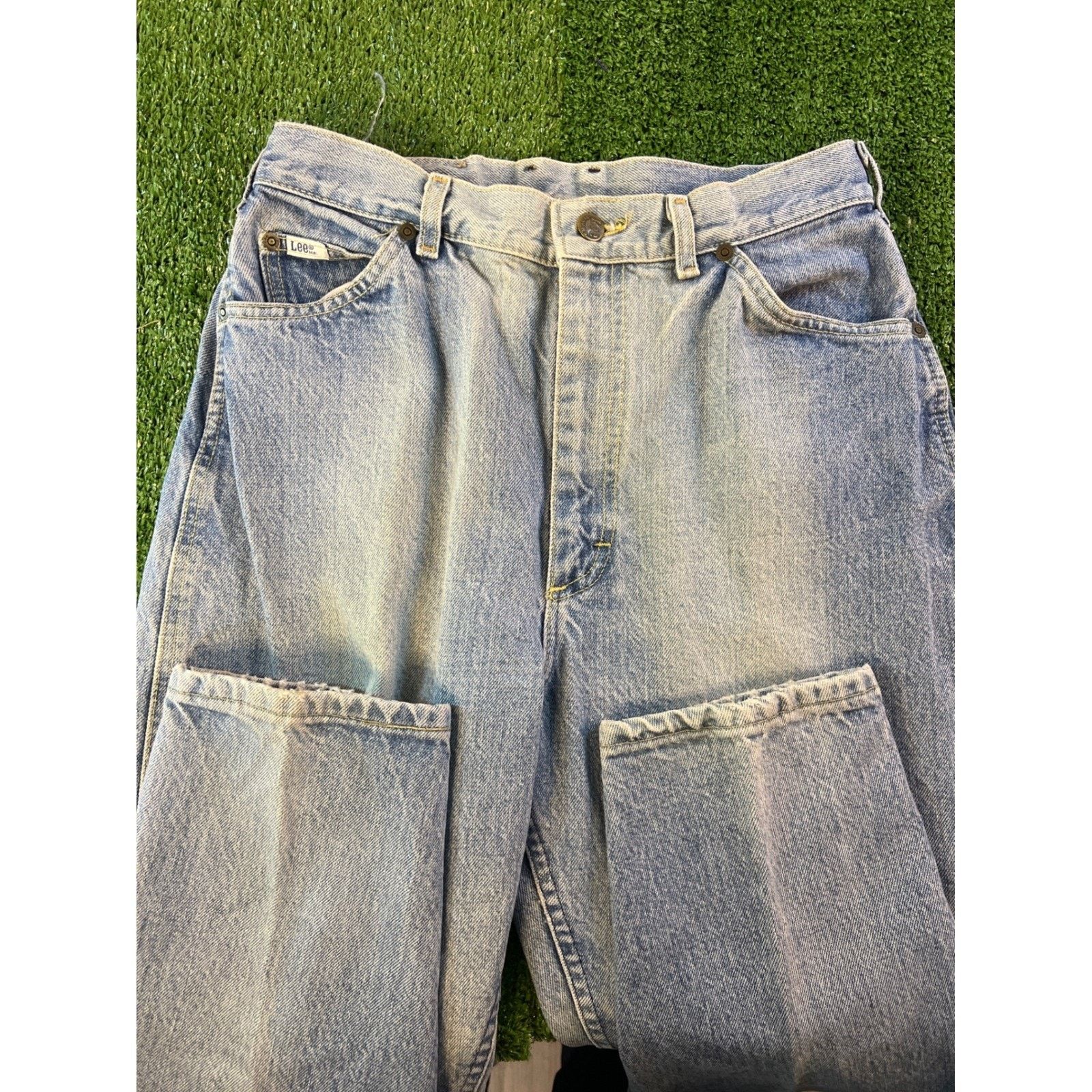 Lee Vintage Lee High Waisted Tapered Leg Jeans USA Made 13M Size 30" / US 8 / IT 44 - 3 Thumbnail
