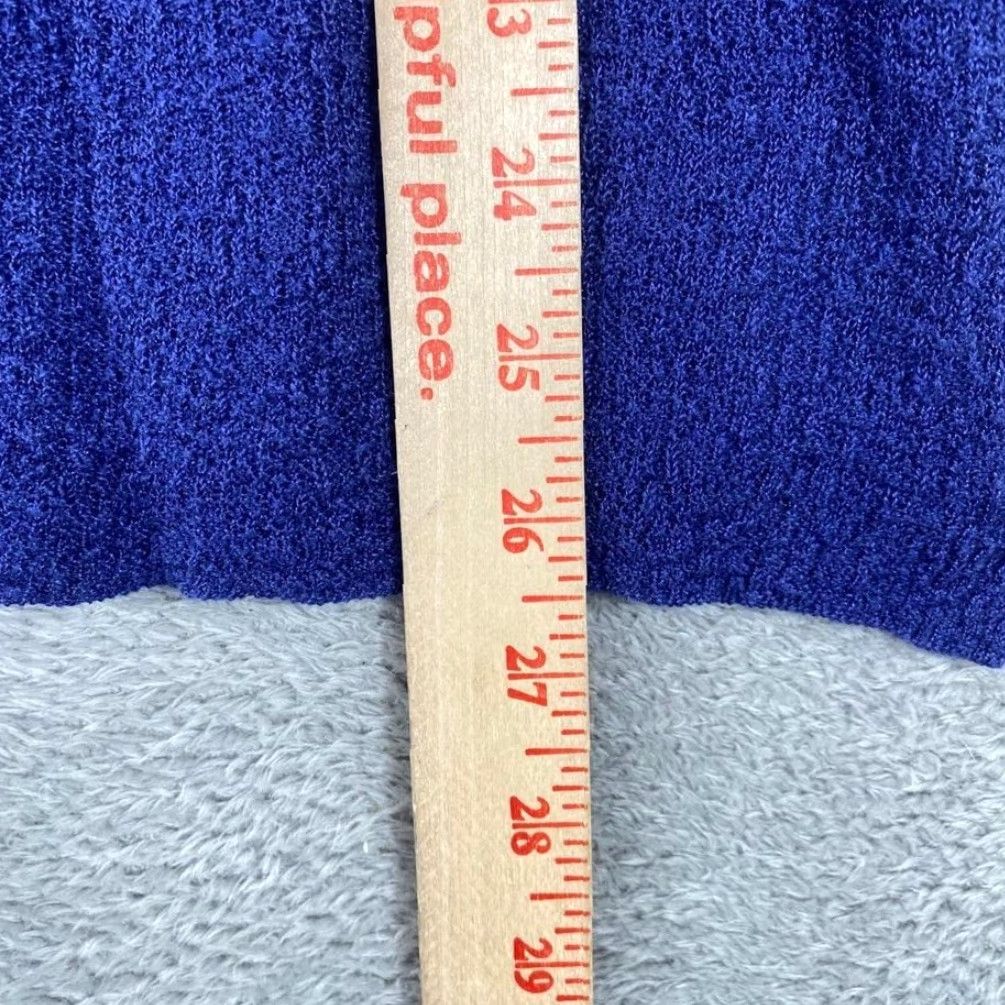 Eileen Fisher Eileen Fisher Tunic Blouse Blue Long Sleeve Lightweight Knit Women's XXS 2XS Bohemian Shirt Size XXS / US 00 / IT 34 - 5 Thumbnail