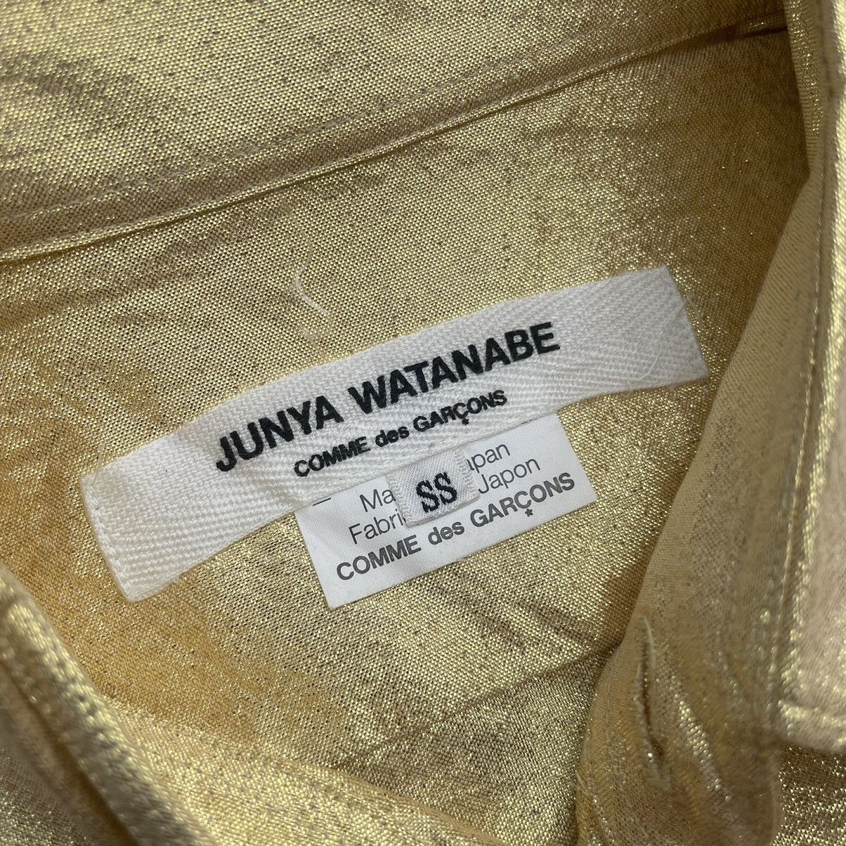 Junya Watanabe AD2006 Junya Watanabe Gold Metallic Shirts Button Up Size US S / EU 44-46 / 1 - 3 Thumbnail