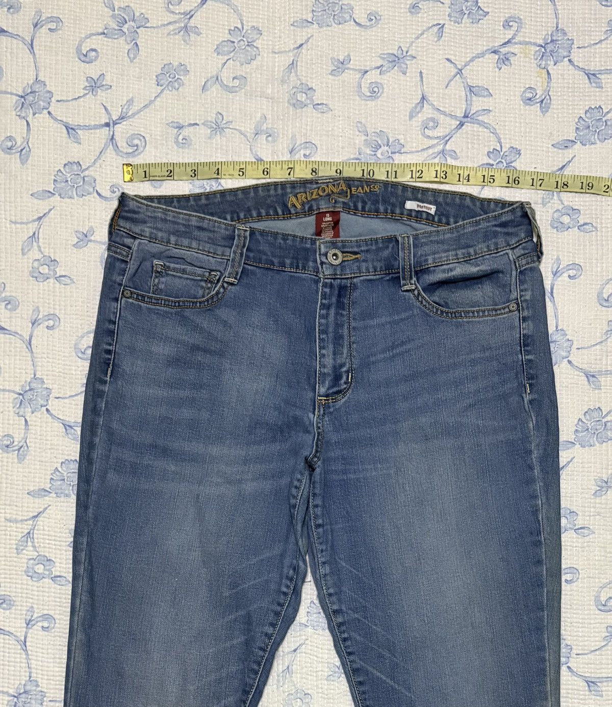 Arizona Jean Co. Arizona Jean Company Streewear Jeans Flared Denim Size US 33 - 3 Thumbnail