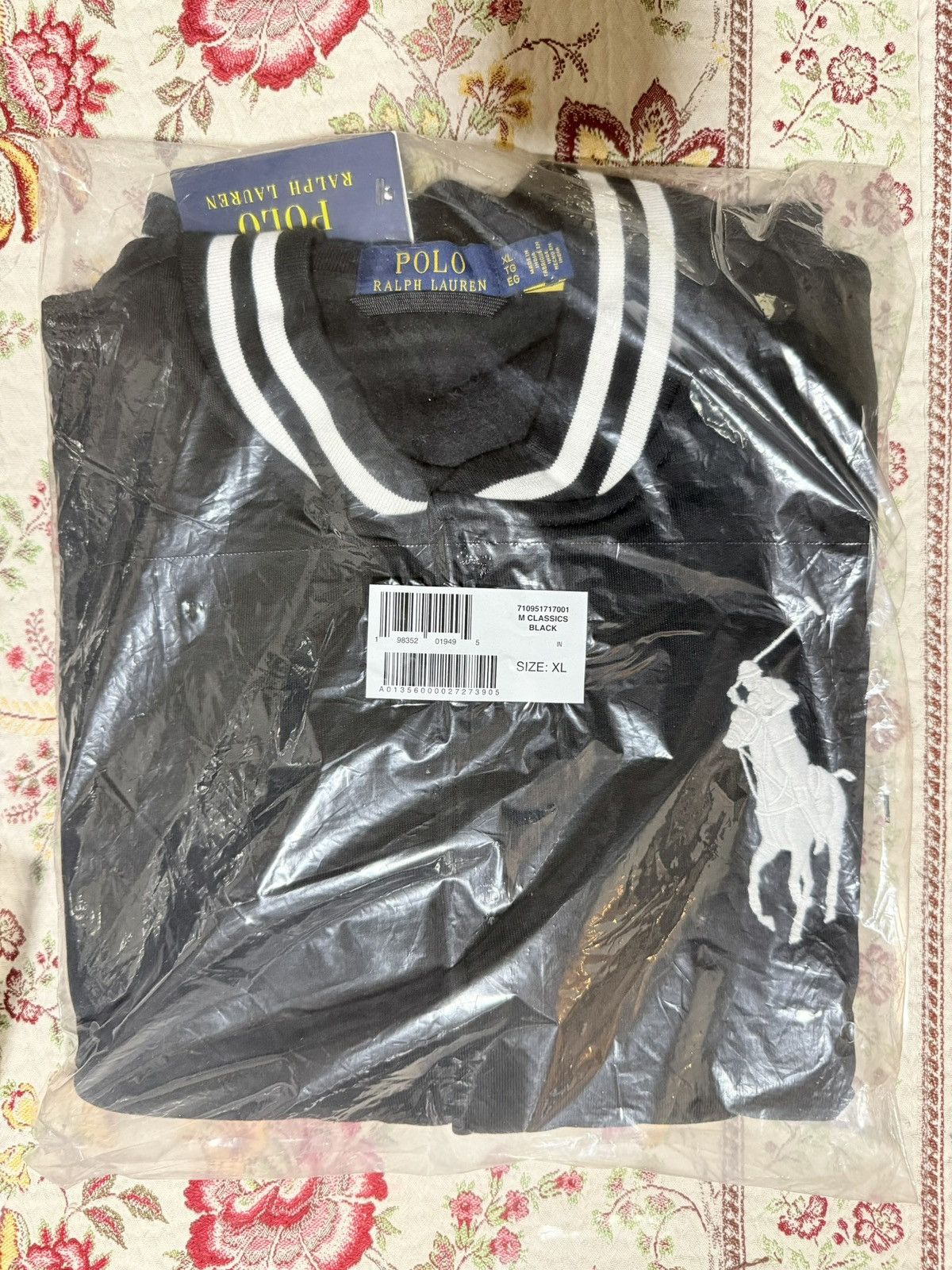 Polo Ralph Lauren Polo Ralph Lauren Big Pony Fleece Baseball Jacket Black XL Size US XL / EU 56 / 4 - 6 Thumbnail