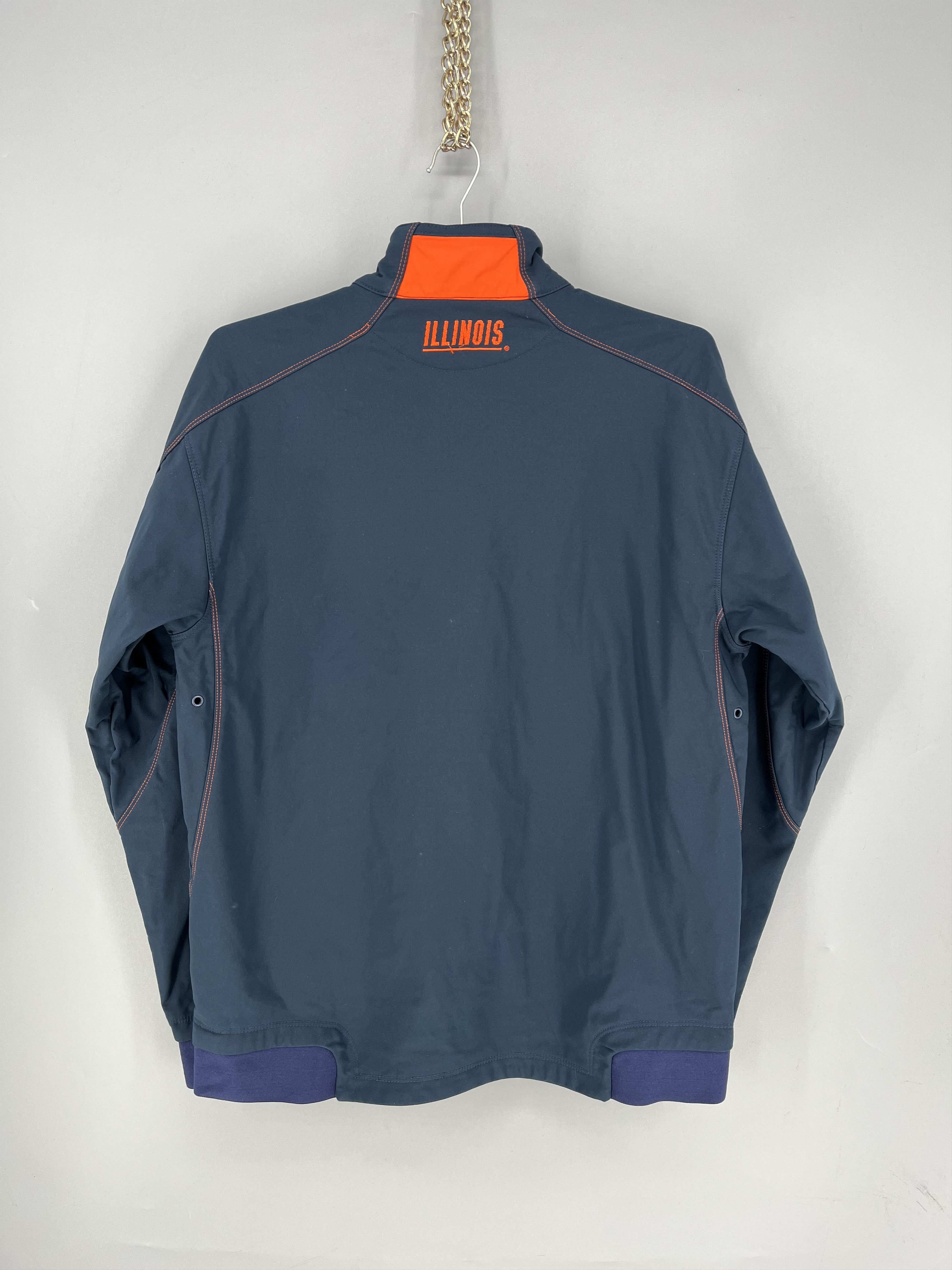 Nike I Illinois Nike Vintage Doublesided Embroidered Track Jacket Size US M / EU 48-50 / 2 - 13 Thumbnail