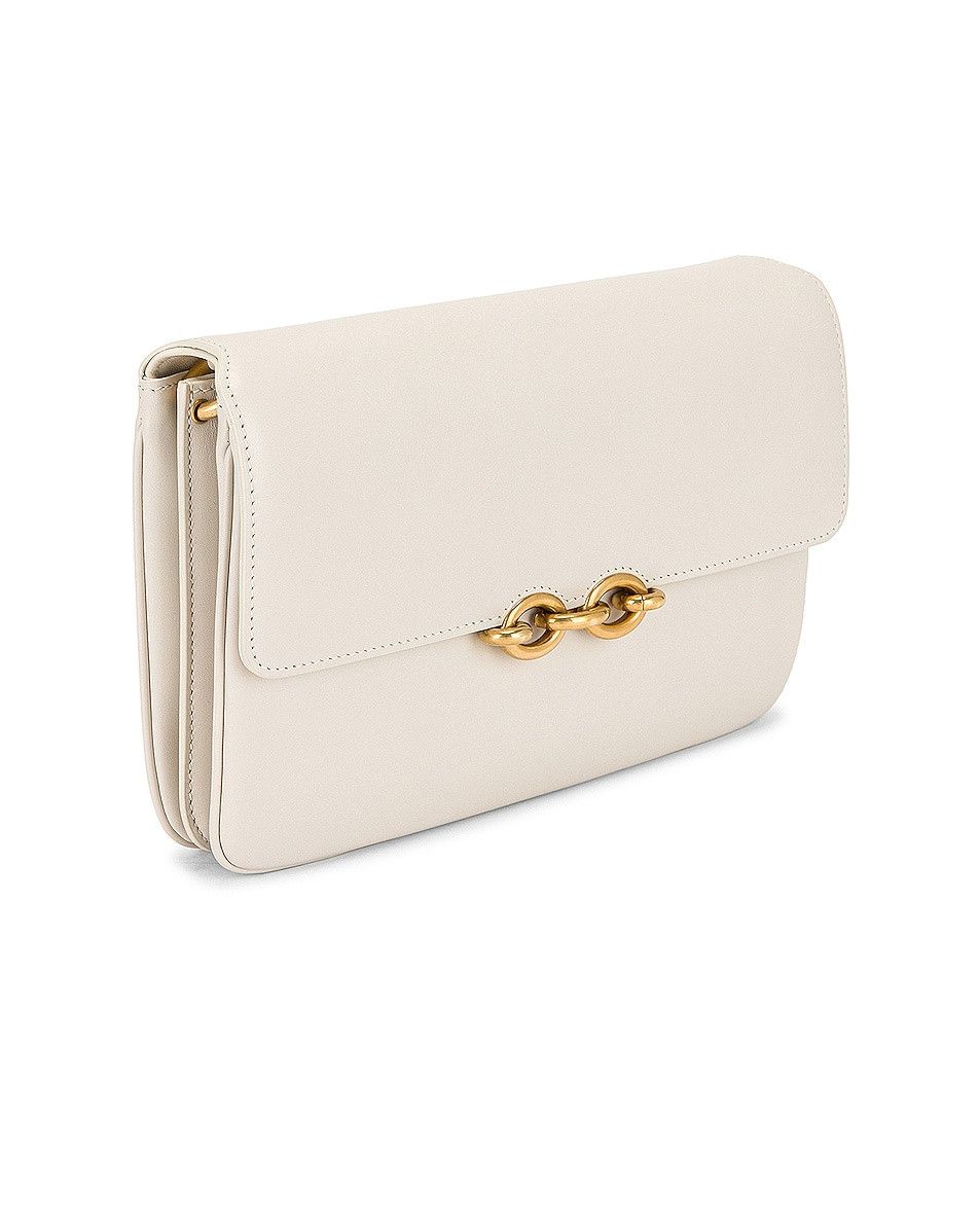 Saint Laurent Paris o1tp1o0125 Size: OS/Le Maillon Satchel in Off White Size ONE SIZE - 3 Thumbnail