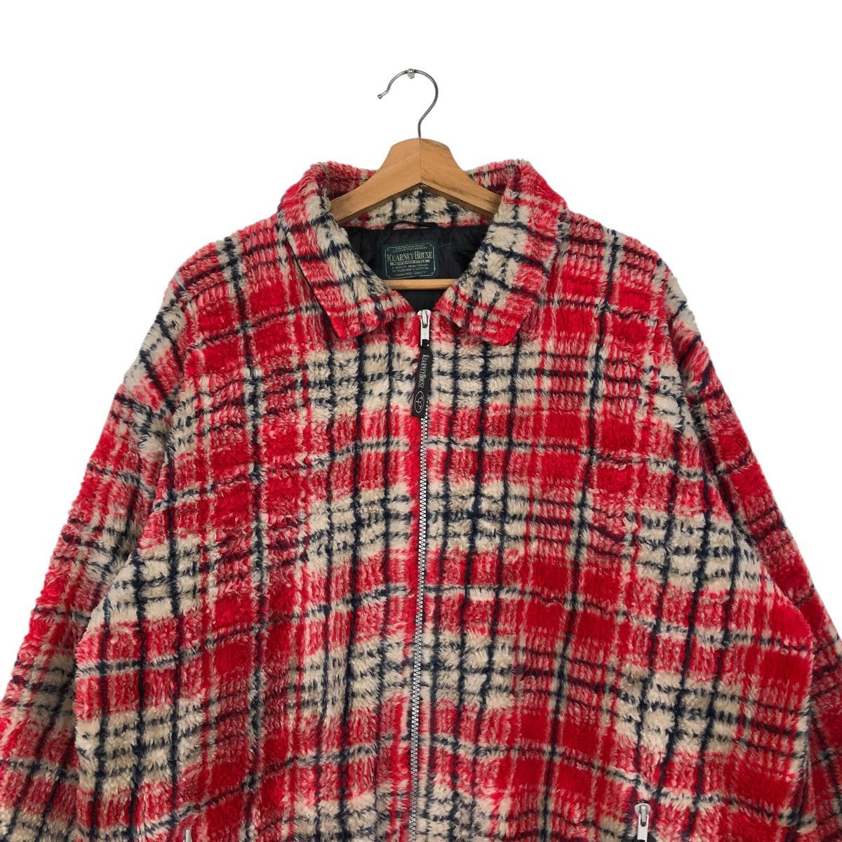 Hysteric Glamour 🔥VINTAGE ZIPPER JACKET FLEECE SHERPA KEARNEY HOUSE TARTAN Size US L / EU 52-54 / 3 - 5 Thumbnail