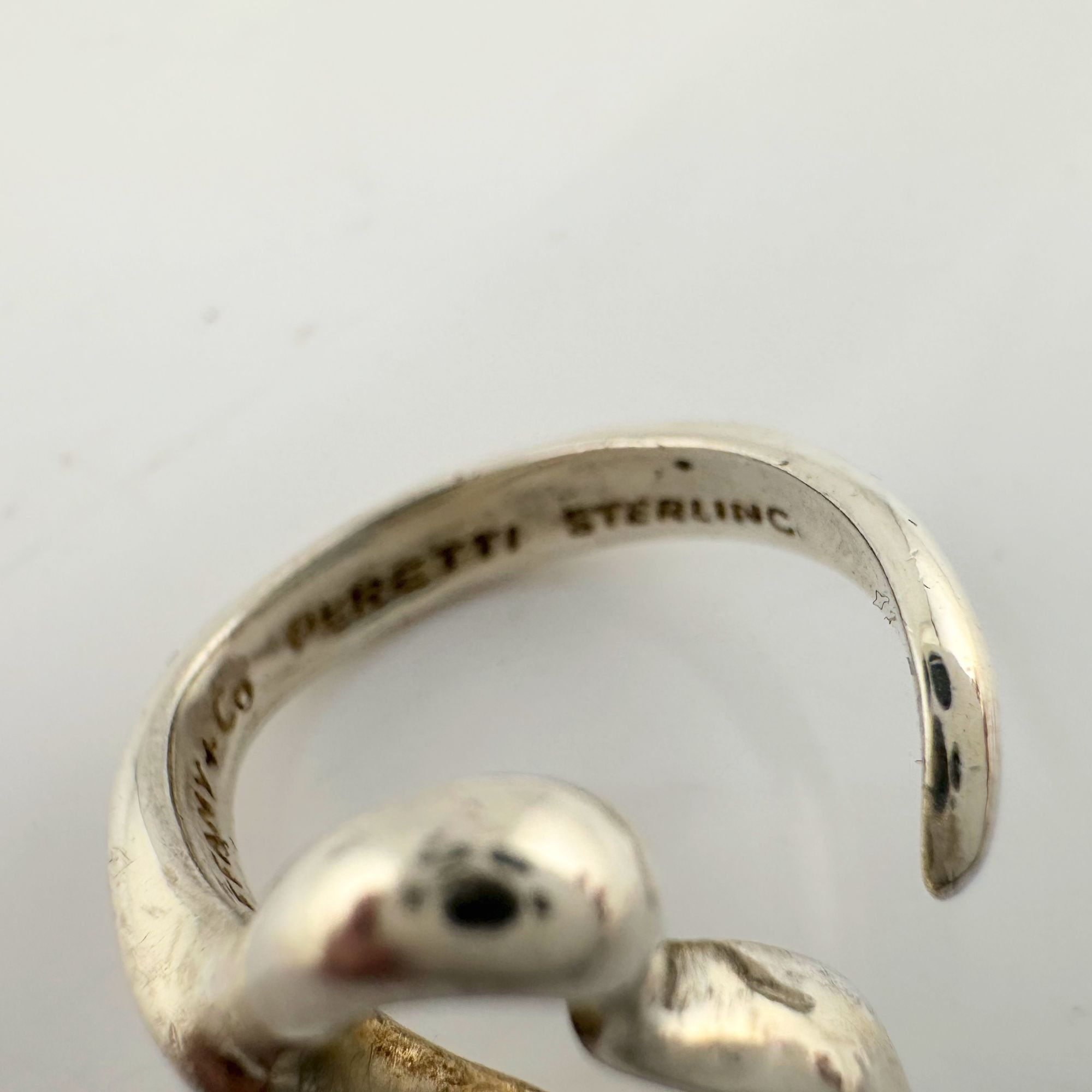 Tiffany & Co. Tiffany & Co Open Heart Ring - Sterling Silver - Size 5.5 Size ONE SIZE - 3 Thumbnail