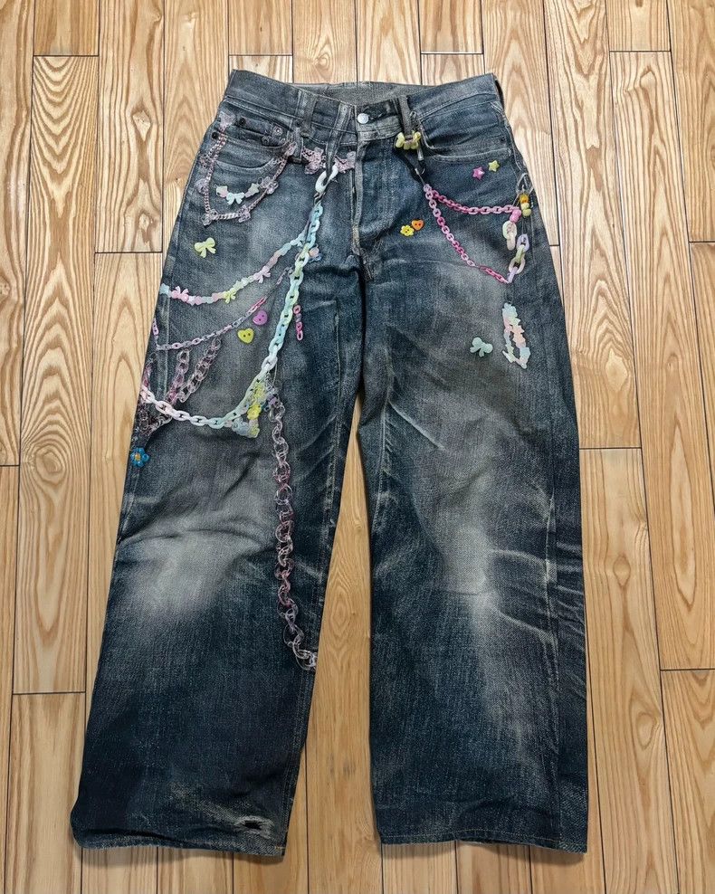 Acne Studios acne studios Candy digital printed jeans 2505-Nextarrow Size US 30 / EU 46 - 1 Thumbnail