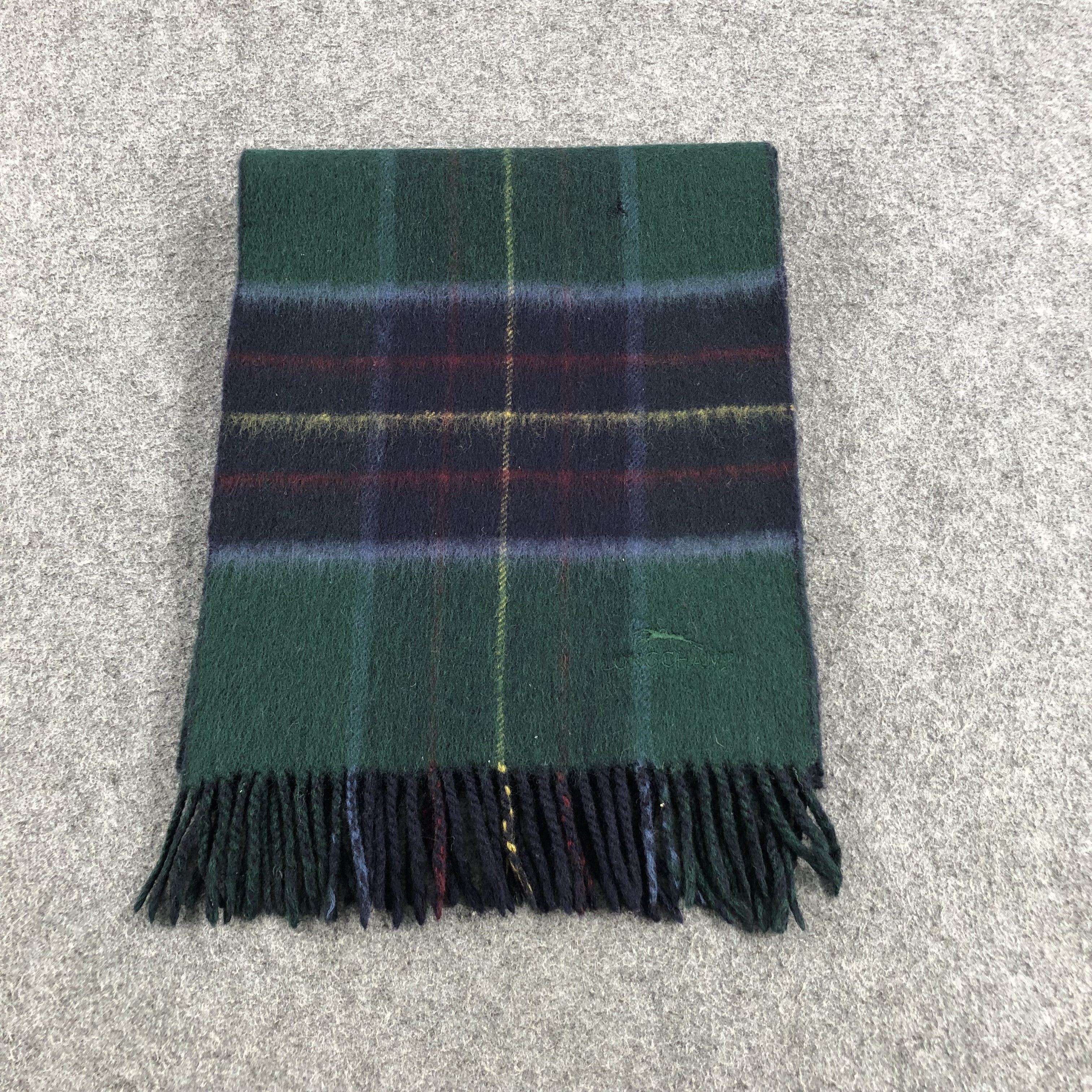 Longchamp Longchamp Wool Scarf Muffler Neck Warmer V585 Size ONE SIZE - 2 Thumbnail