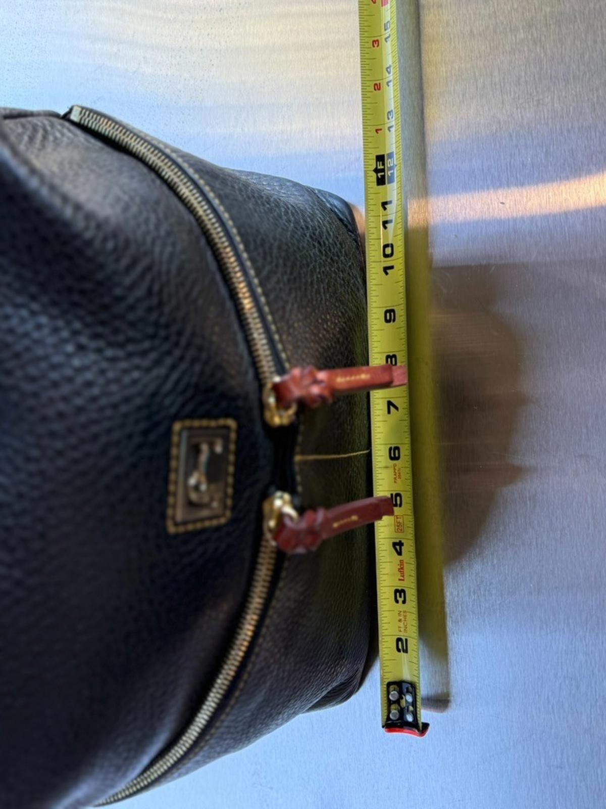 Dooney & Bourke Dooney & Bourke Dillen Pocket Navy Pebbled Leather Hobo Bag Size ONE SIZE - 5 Thumbnail