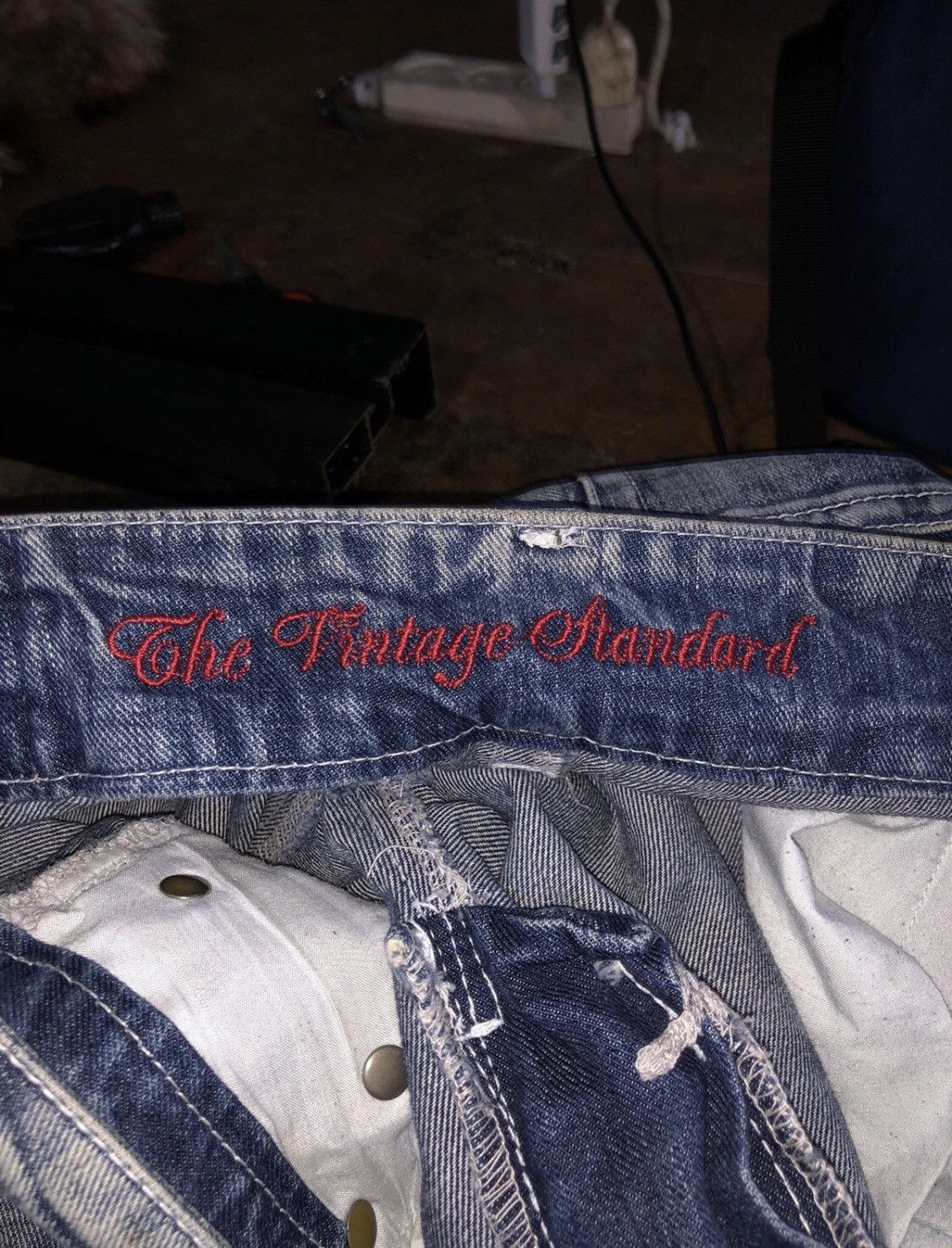 Hysteric Glamour × Japanese Brand × Seditionaries The Vintage Standard Design Honey Comb Denim Pants Size US 31 - 12 Thumbnail