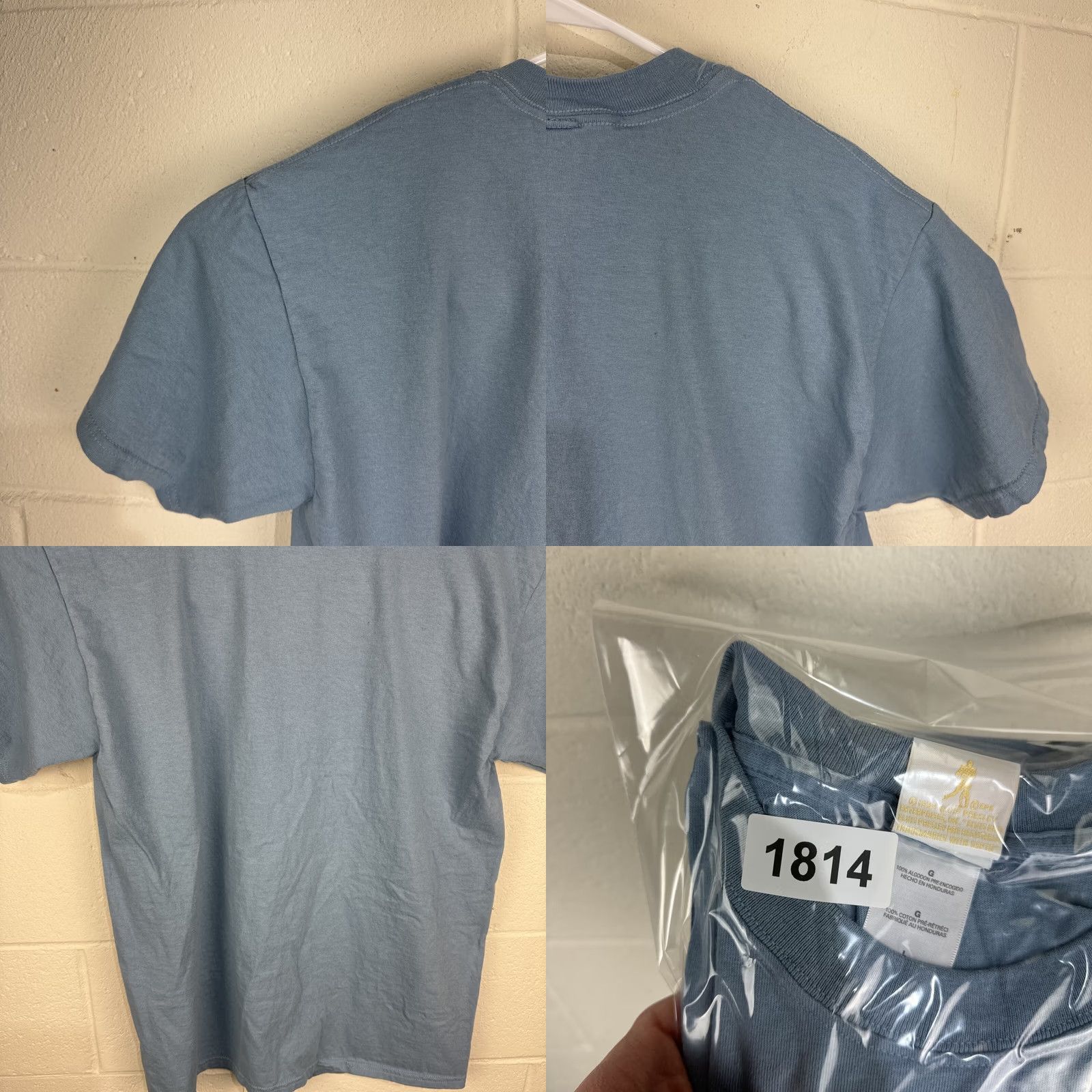 Vintage VINTAGE Elvis Presley Graceland Shirt Large Light Blue Graphic Portrait 1999 Size US L / EU 52-54 / 3 - 9 Thumbnail