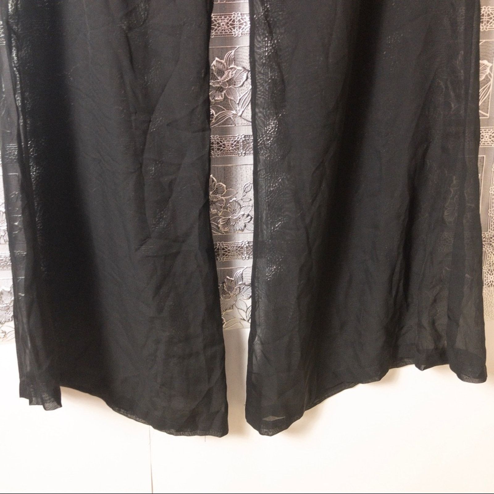 Other NWT Lucy Diamonds Black Shear Pants Size 1X Size 36" / US 14 / IT 50 - 4 Thumbnail
