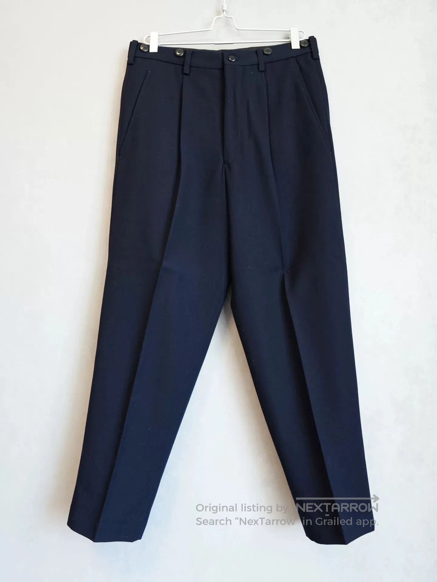 Yohji Yamamoto Yohji Yamamoto 88AW Straight Wool Pants. Size US 26 / EU 42 - 1 Thumbnail