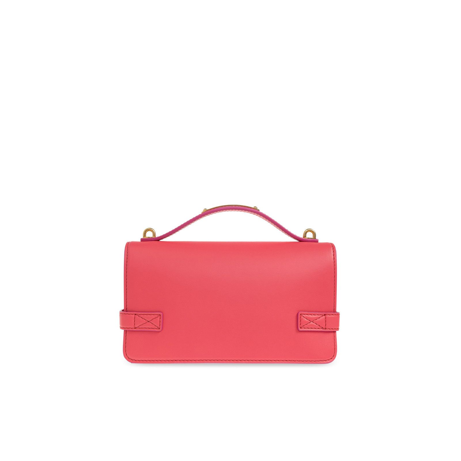 Balmain BALMAIN B-Buzz 24 Pink Leather Shoulder Bag New Size ONE SIZE - 2 Thumbnail