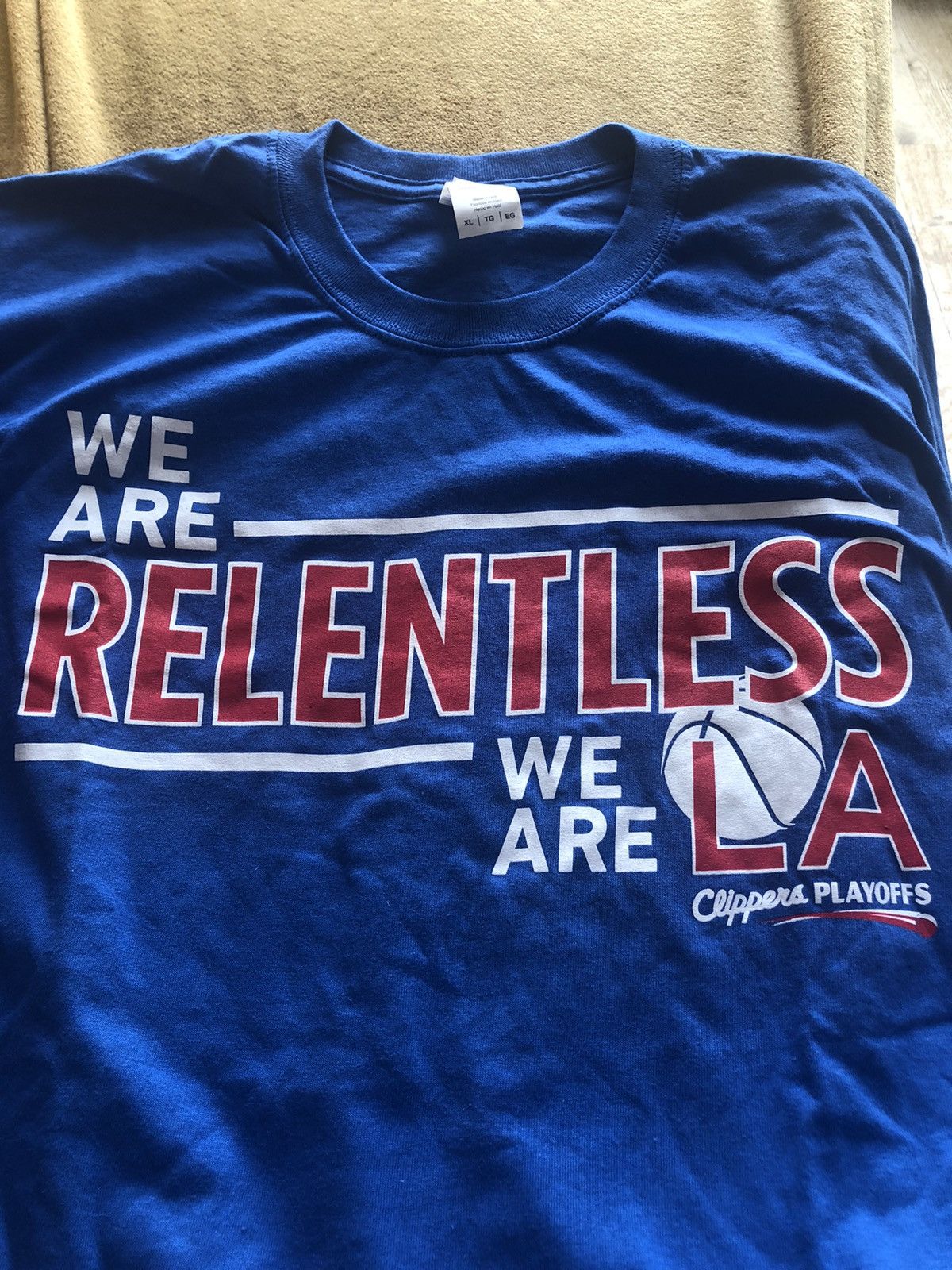 NBA LOS ANGELES CLIPPERS NBA PLAYOFFS VINTAGE TEE SHIRT Size US XL / EU 56 / 4 - 2 Thumbnail